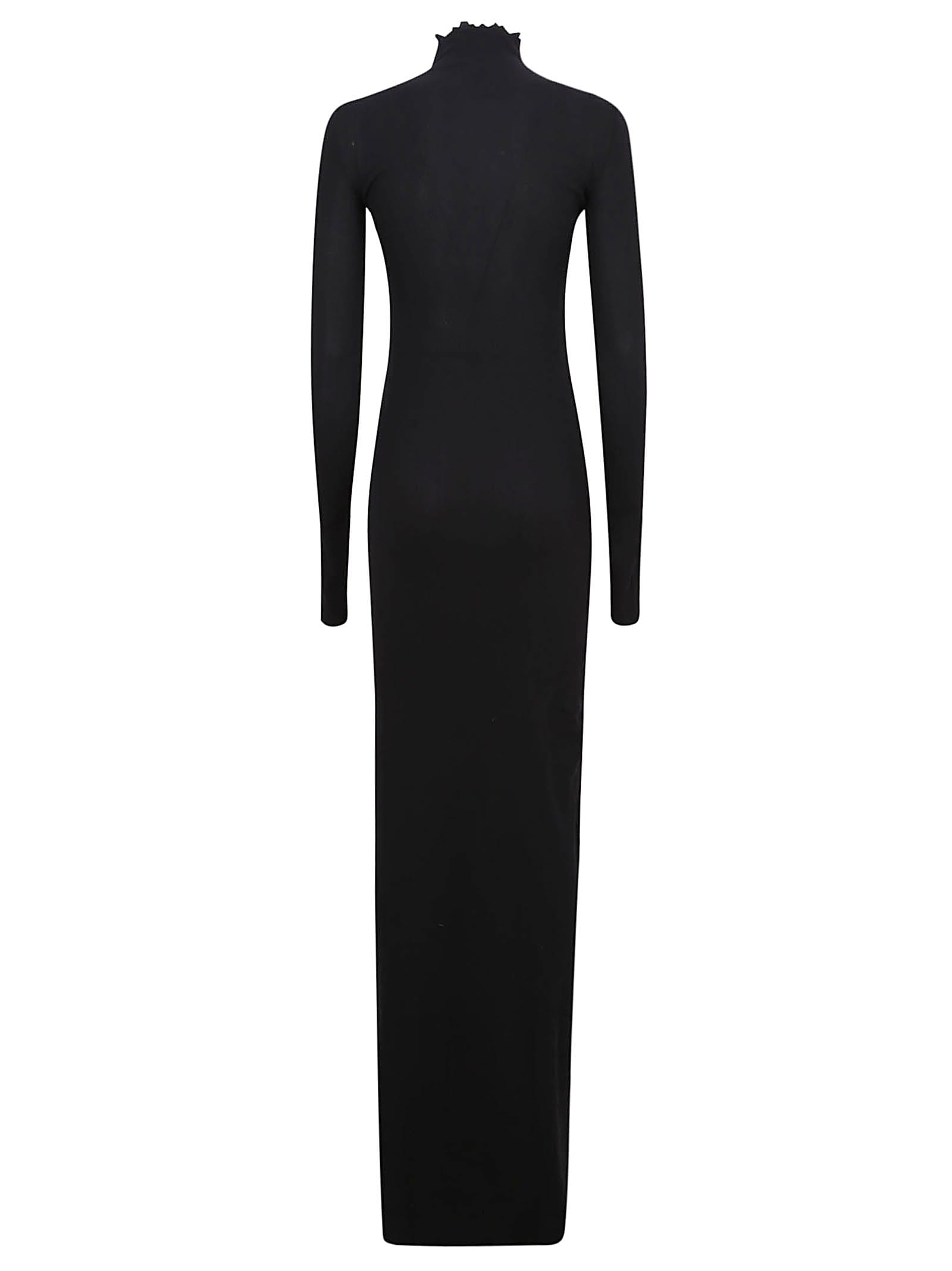 Shop Balenciaga Cover Dress In Black
