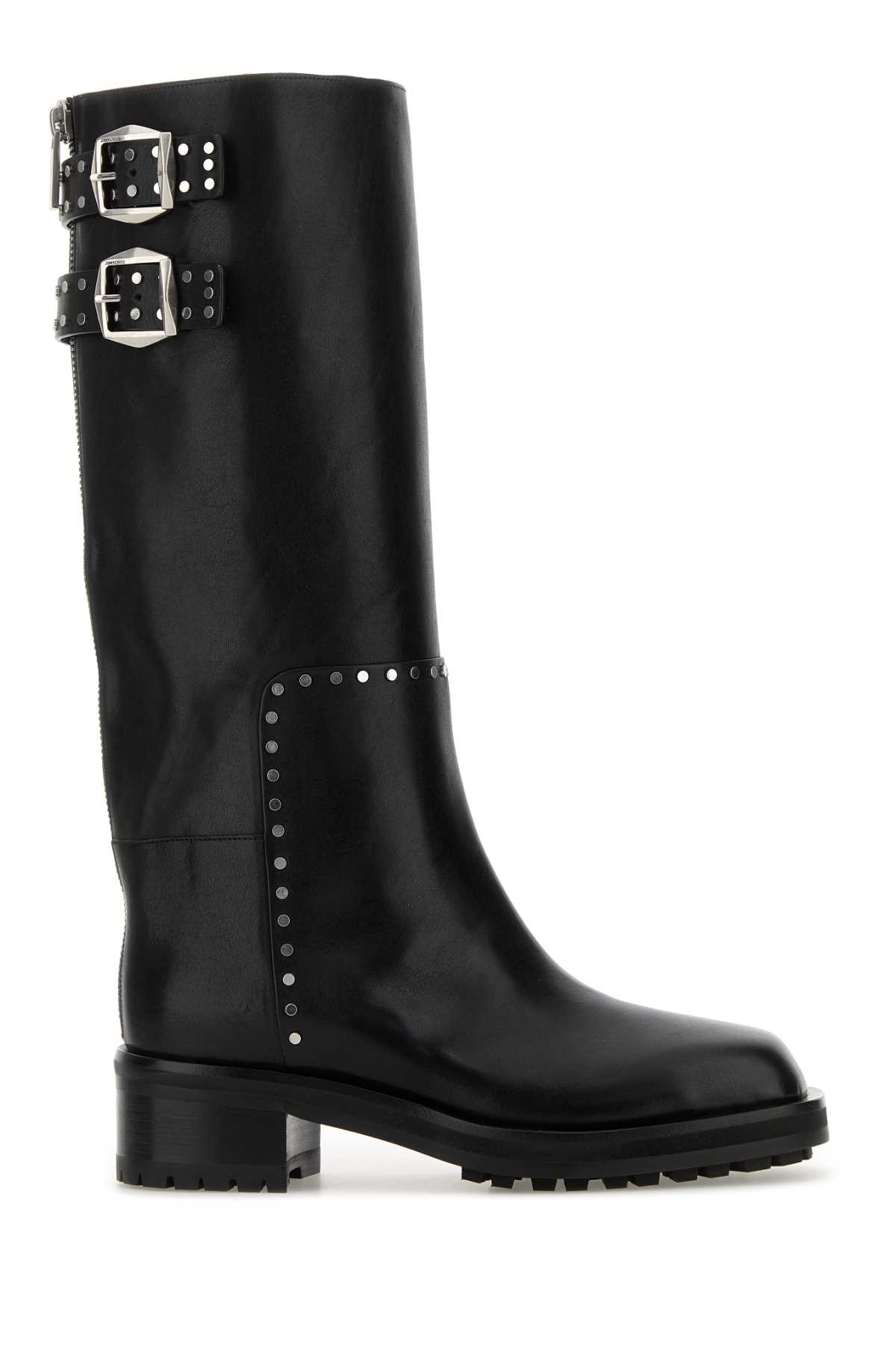 Jimmy Choo Buckle-decorated Knee-high Boots In Multi
