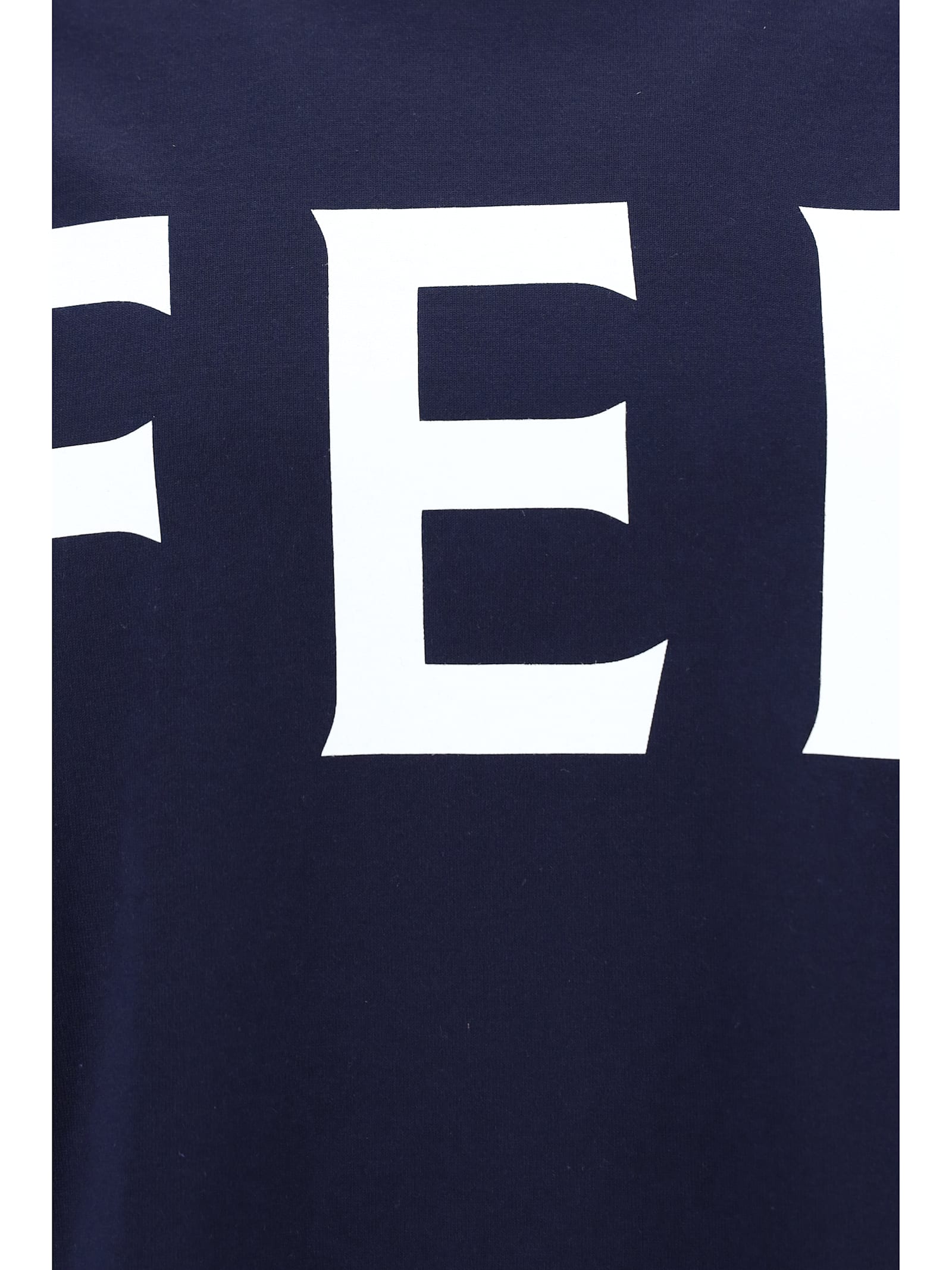 Ferragamo Graphic Logo Crewneck T-shirt In Black