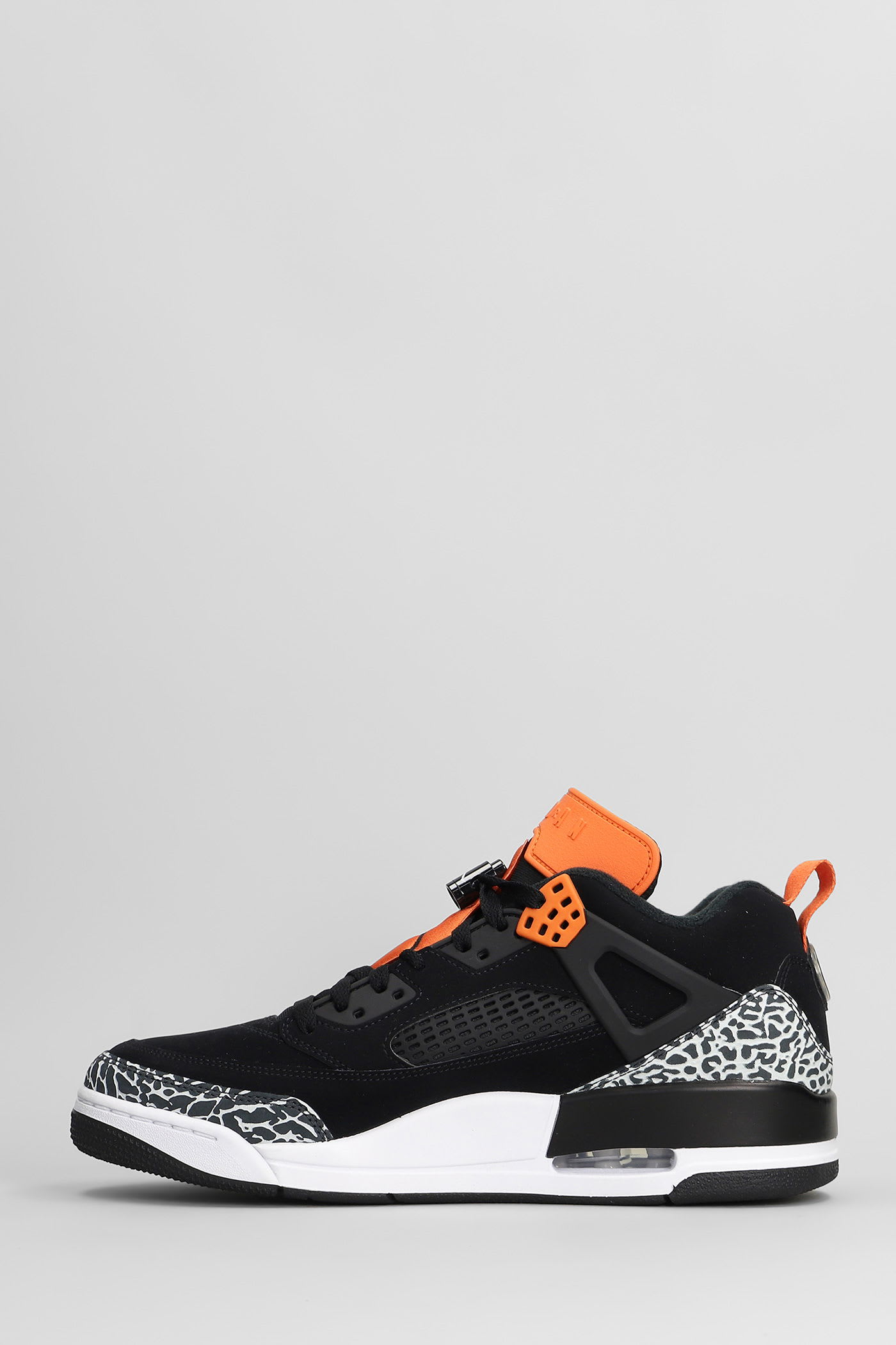Nike Jordan Spizike Low Sneakers In Black Suede And Fabric In Black