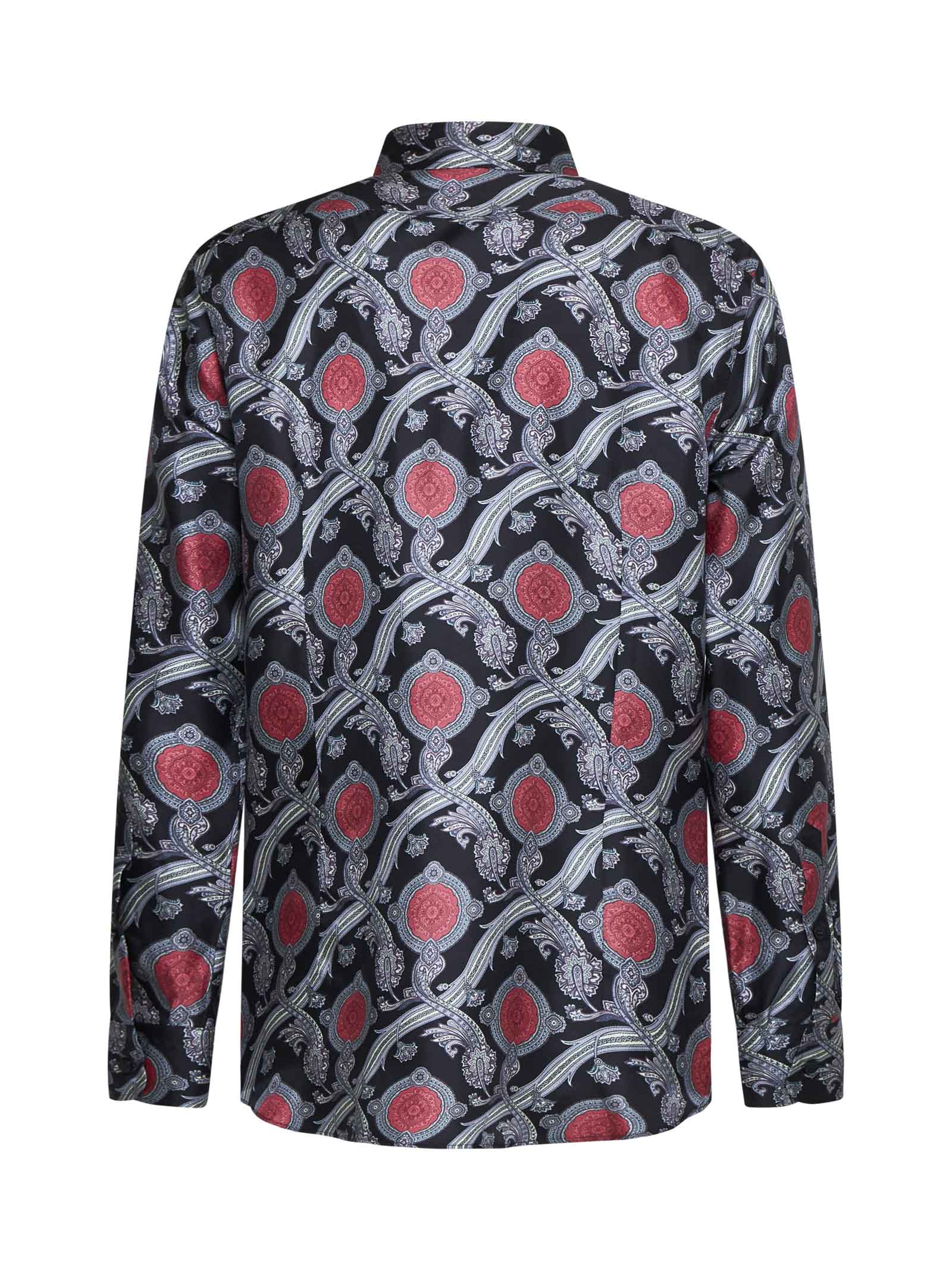 Shop Etro Shirt In Stampa F.do Bejge