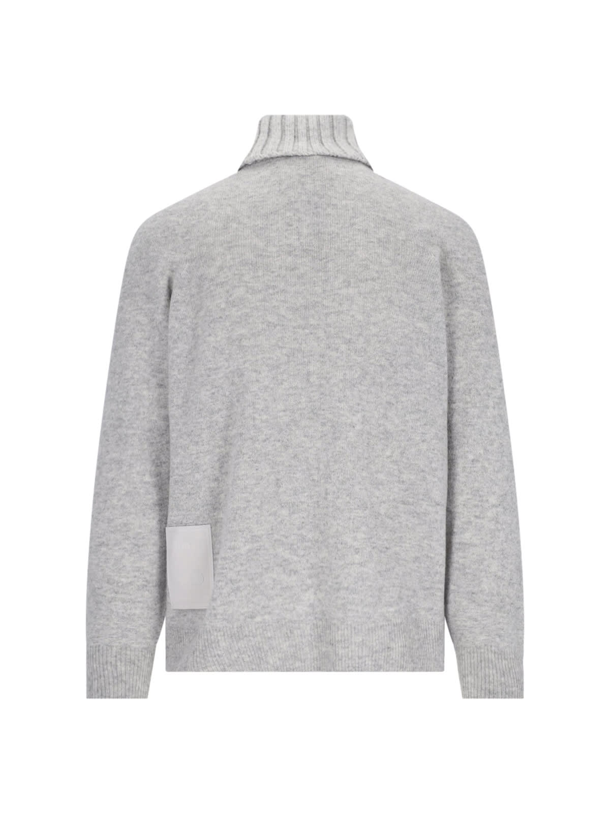 Shop Ten C Wool Turtleneck Sweater In Gray