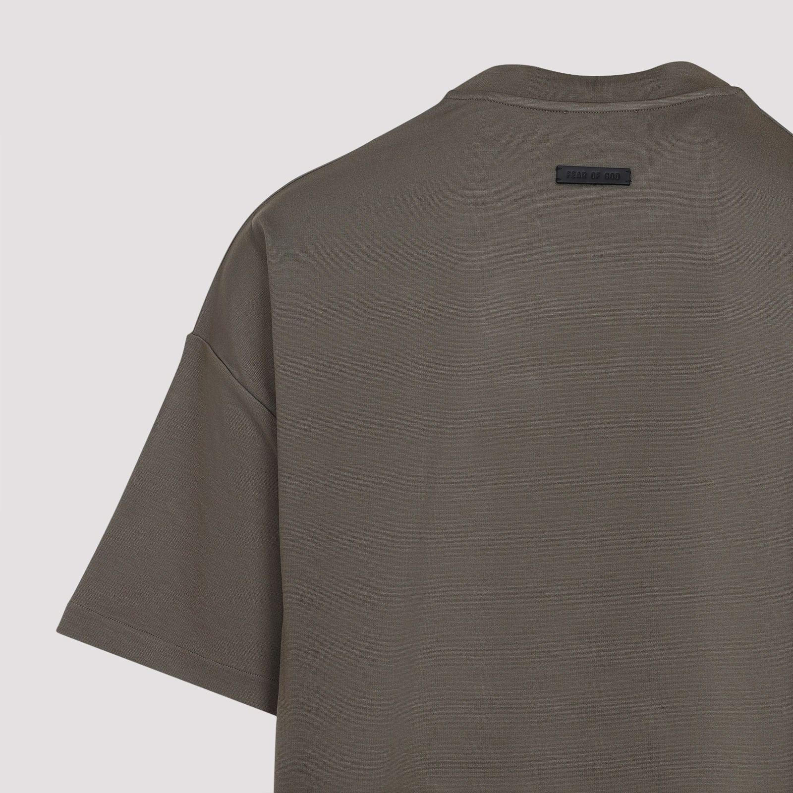 Shop Fear Of God Short Sleeve T-shirt In Wood