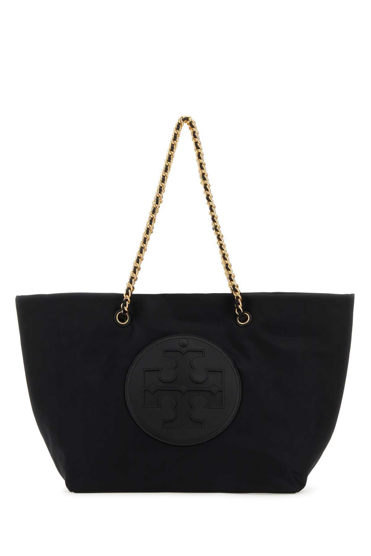 Black Nylon Ella Shopping Bag