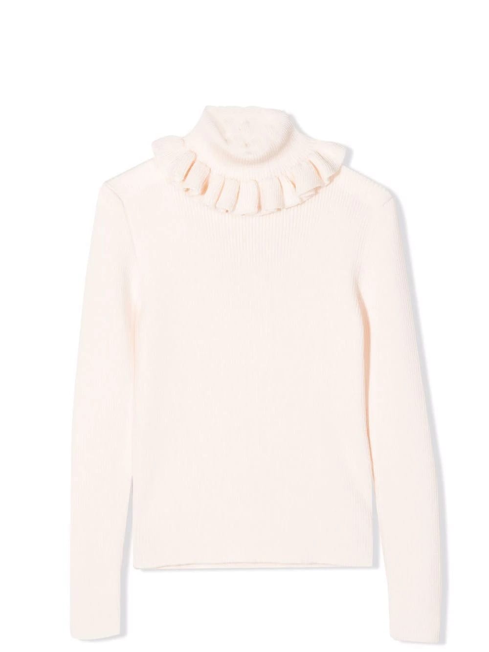 MiMiSol Sweater With Ruffles