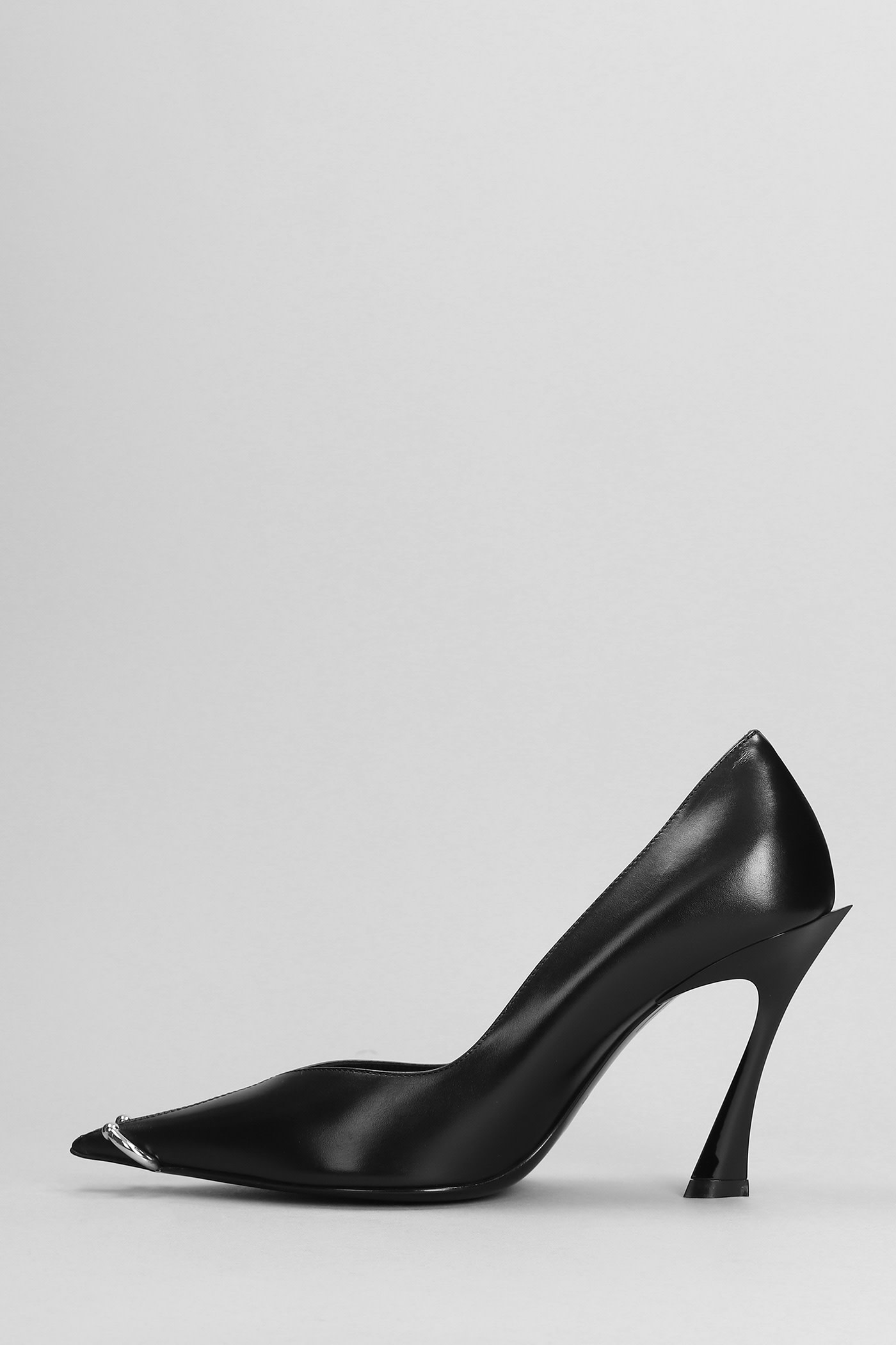 Shop Mugler Pumps In Black Leather