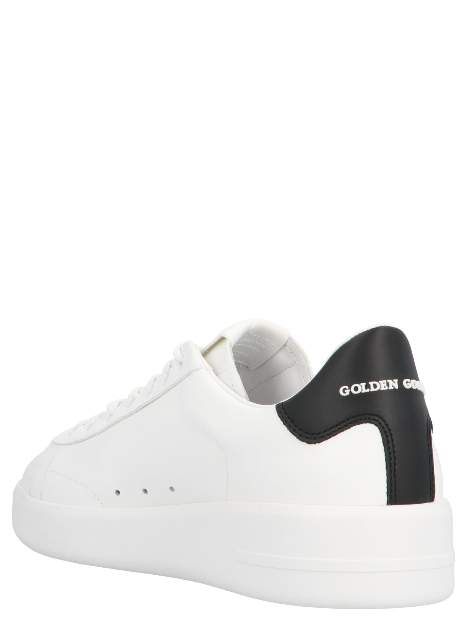 Shop Golden Goose Purestar Sneakers In White/black