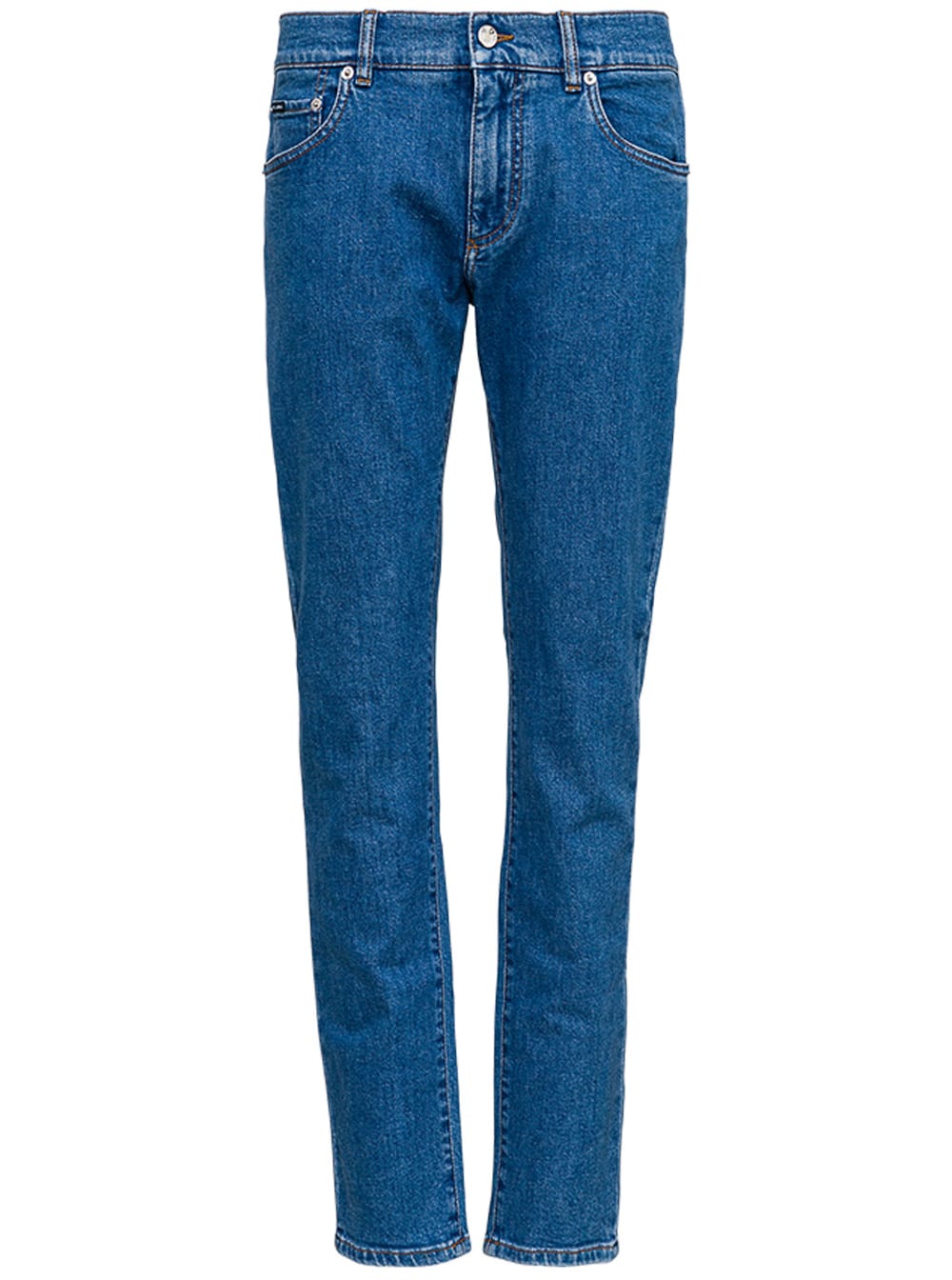 Dolce & Gabbana Blue Denim Five Pockets Jeans