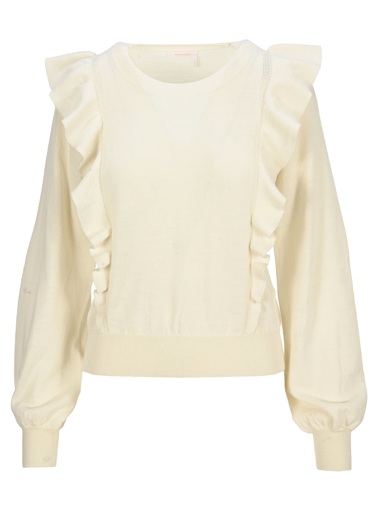 See by Chloé See By Chloe Ruffled Knit Jumper