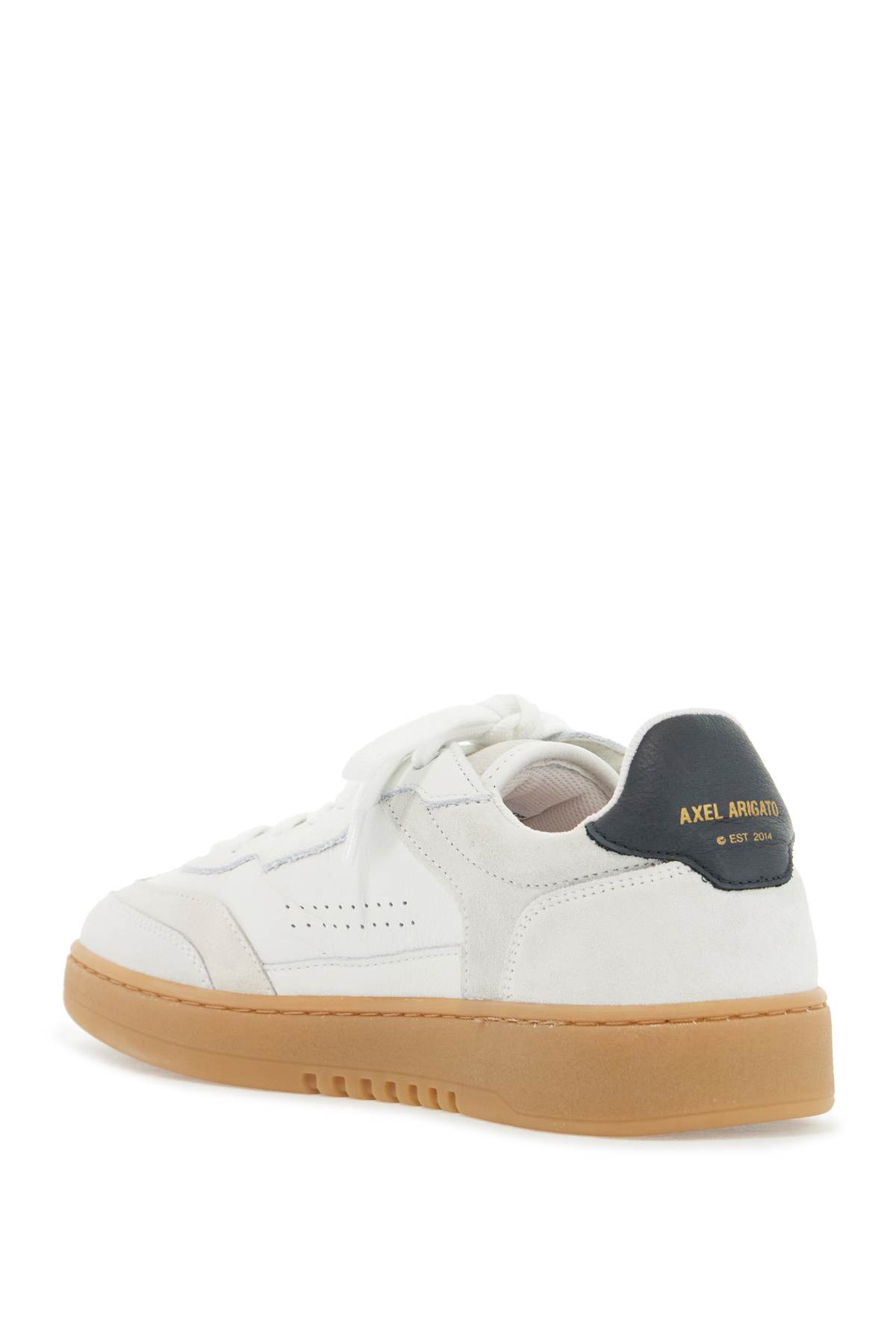 Axel Arigato 'dice T-toe' White Low Top Sneakers With Logo Patch On The Tongue And Logo Lettering On The Rear In In White Gum (white)