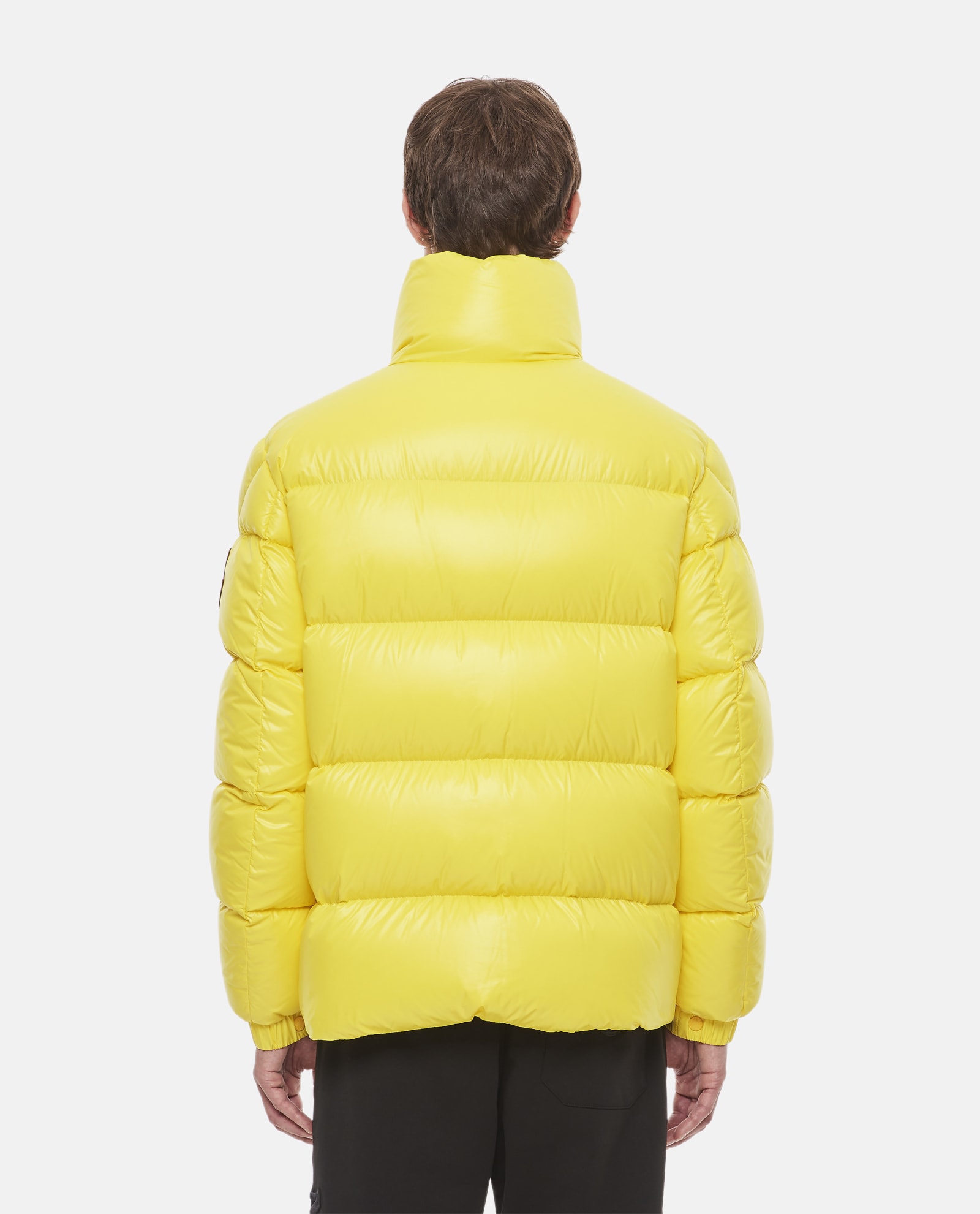 Shop Moncler Genius Down-filled Dervox Jacket In Yellow