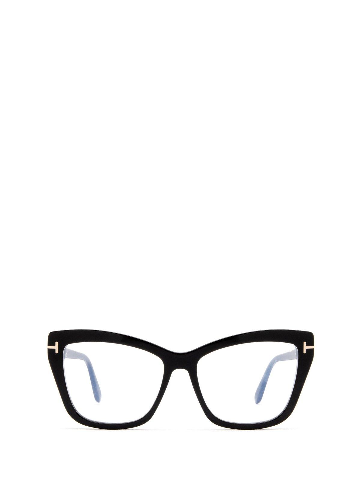 Shop Tom Ford Cat-eye Glasses In 001