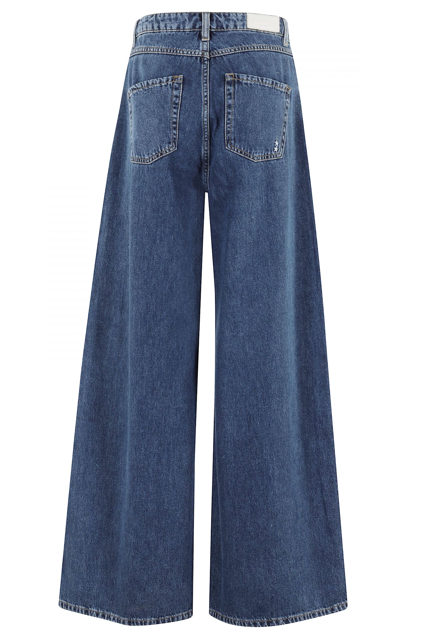 Icon Denim Straight Buttoned Jeans