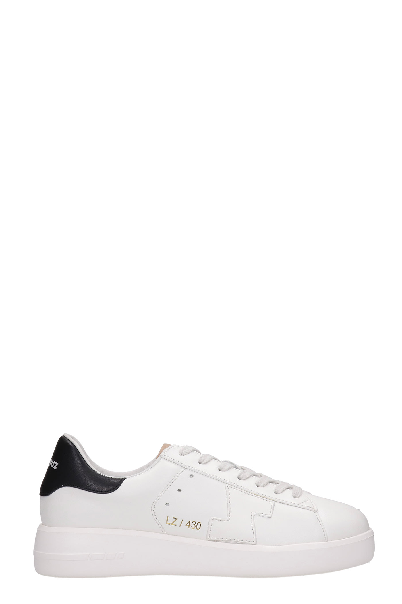 lola cruz sneakers in white leather