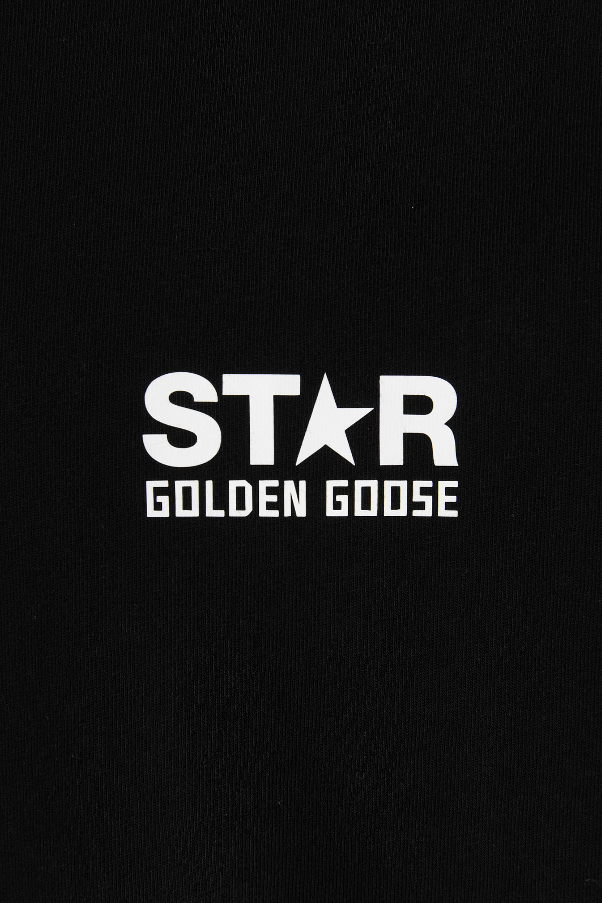 Golden Goose Black Star T-shirt In Multi