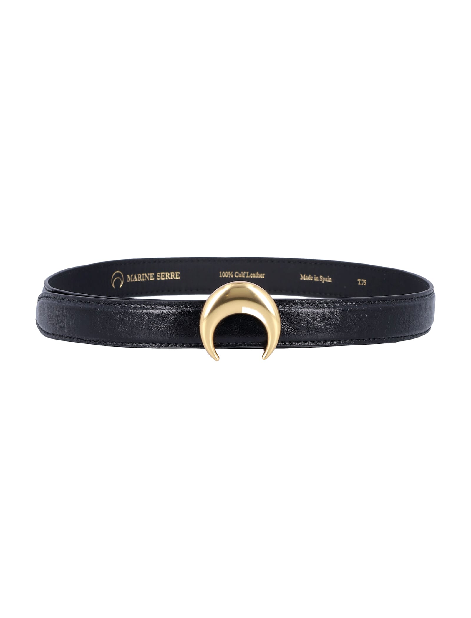 Shop Marine Serre Moon Belt In Black