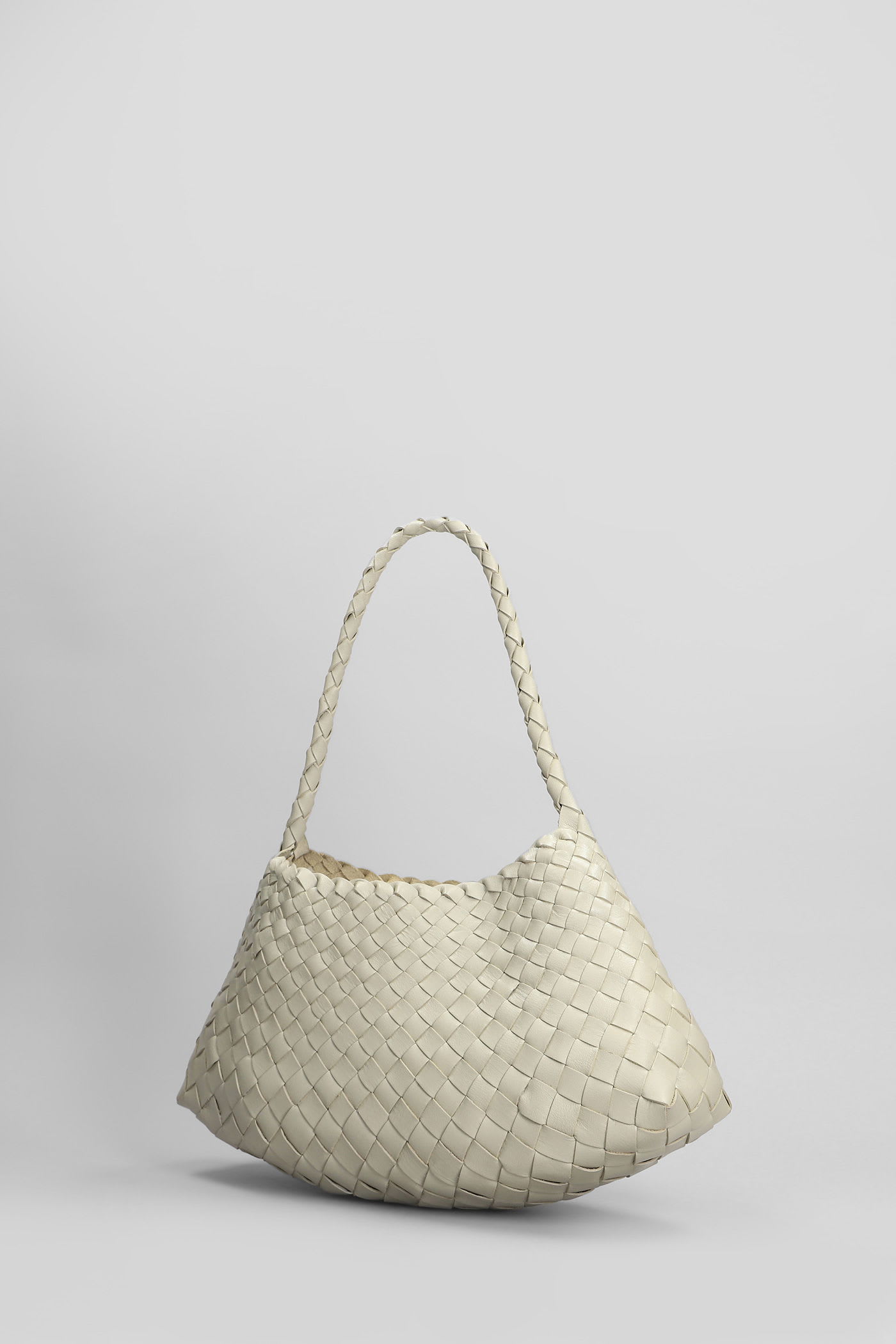 Dragon Diffusion Rosanna Mini Hand Bag In Beige Leather In Sand