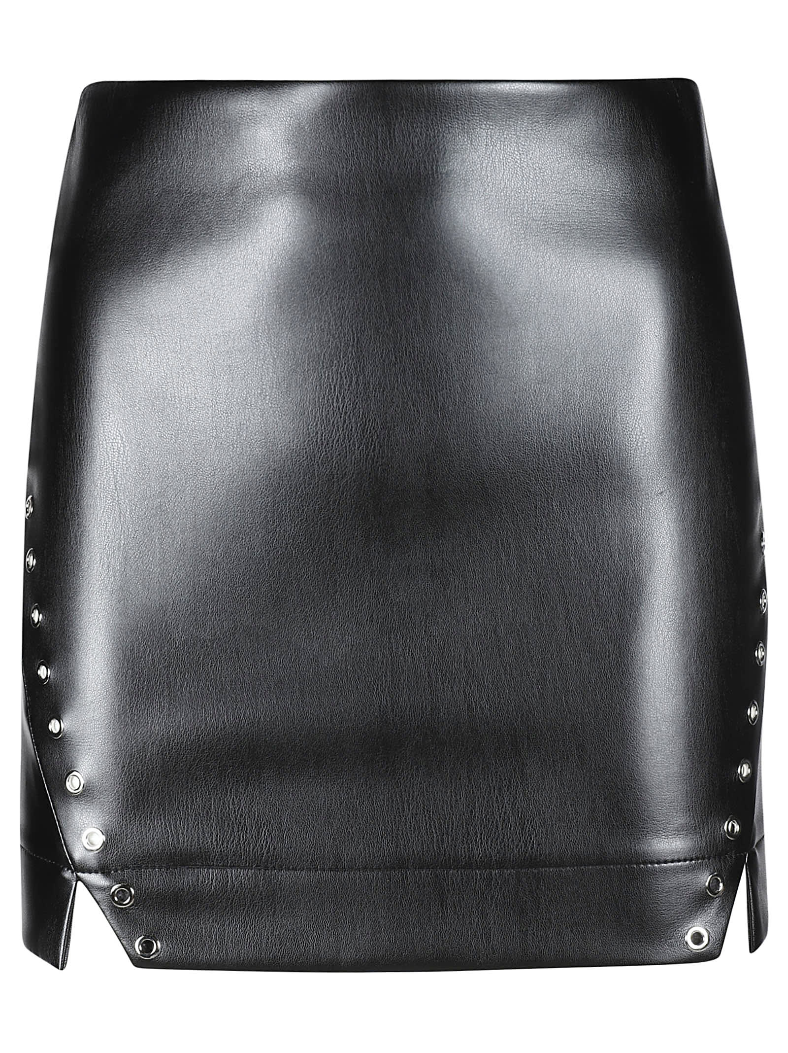 Shop Patrizia Pepe Mini Skirt In Nero