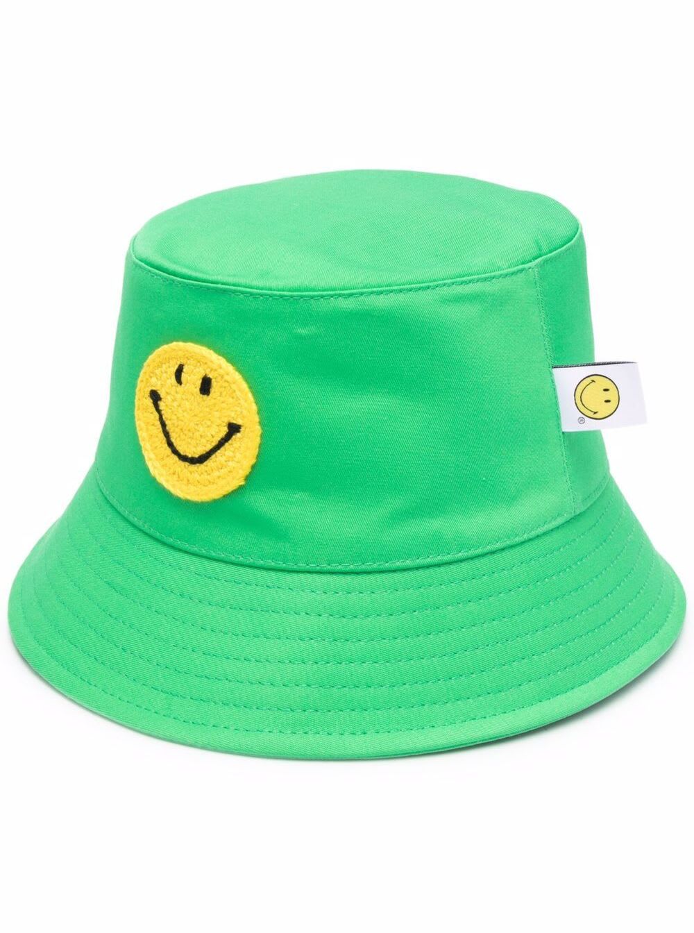 Philosophy di Lorenzo Serafini Green Bucket Hat With Smile Logo