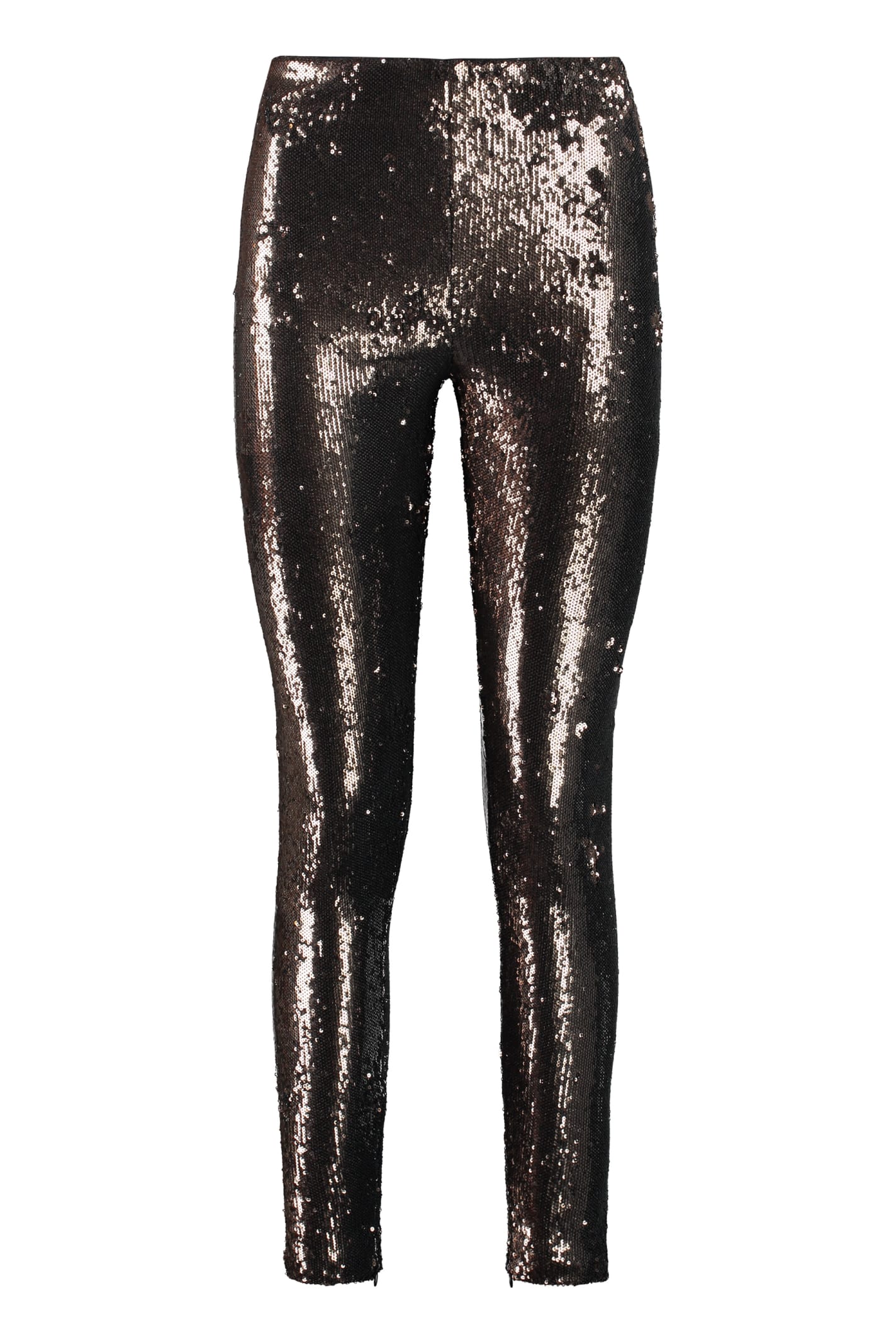 Shop Genny Sequin Leggings In Bronze