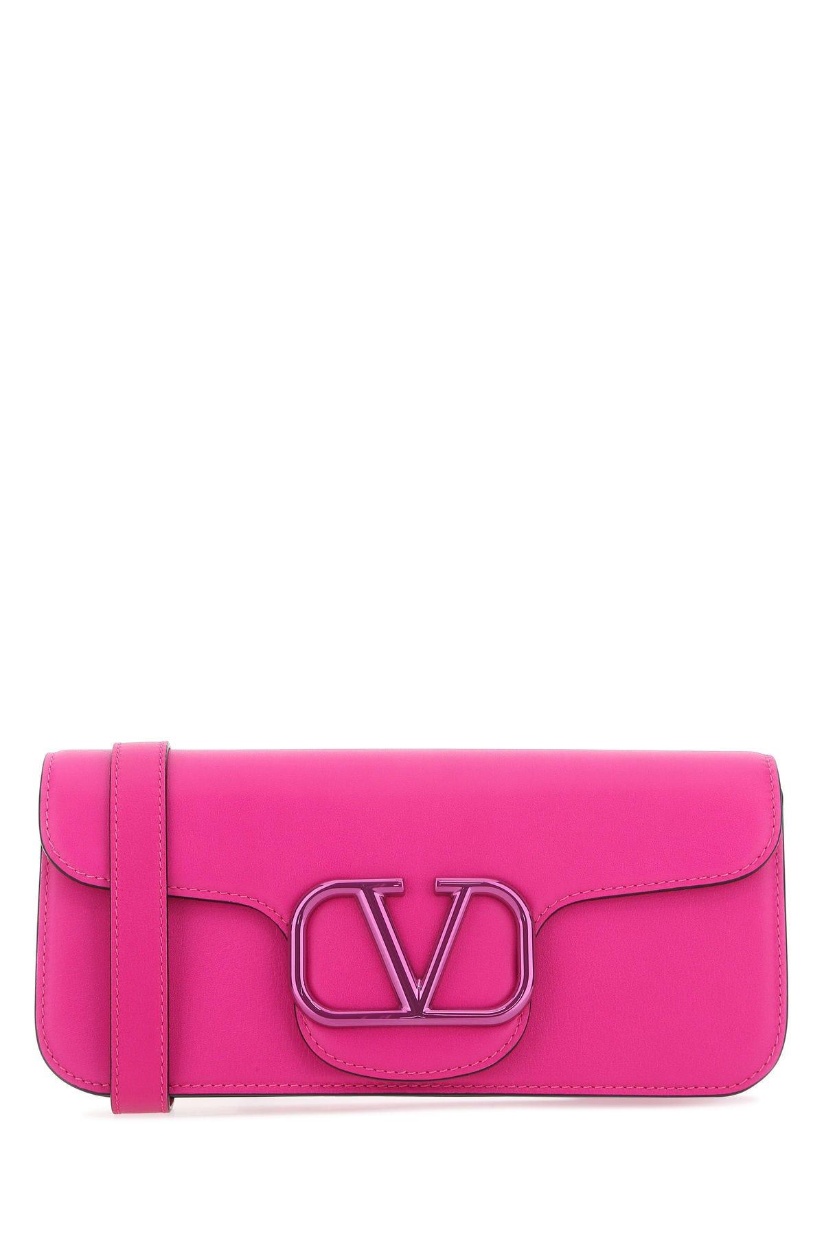 VALENTINO Divina Clutch Bag Pink, pink : : Fashion