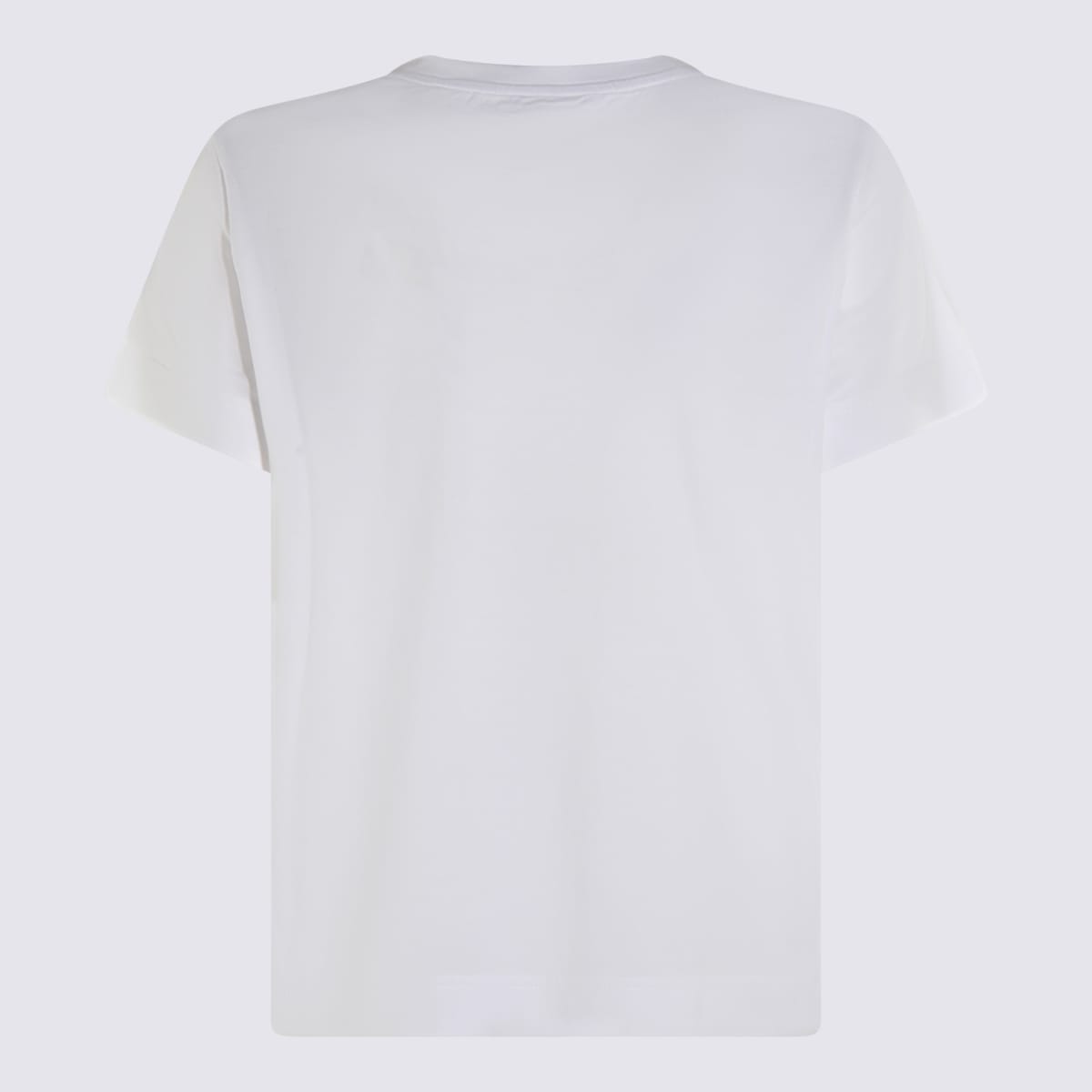 Givenchy White T-shirt With Lettering Logo On The Front In Cotton Woman In Black