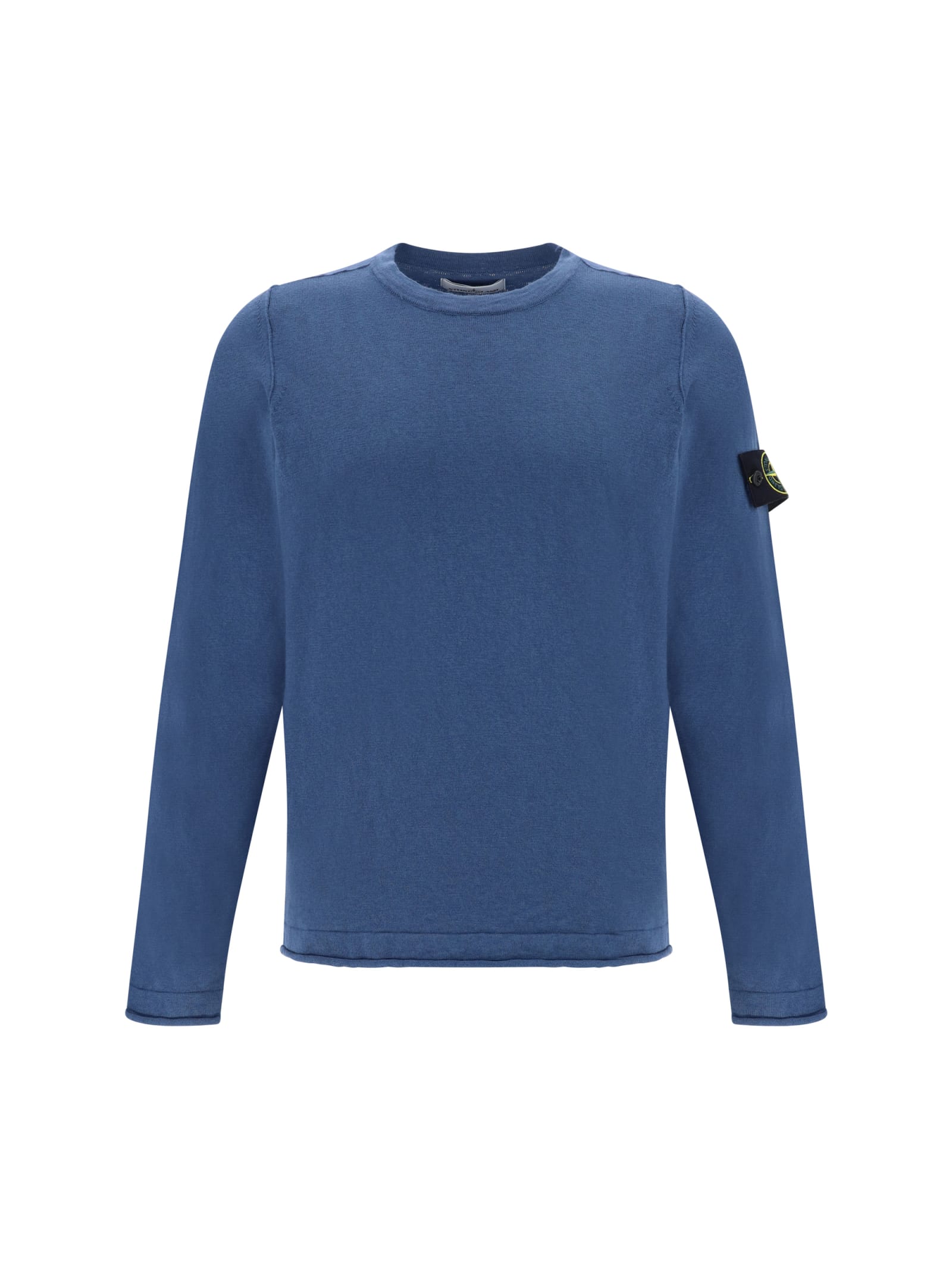 Shop Stone Island Jumper In Blu