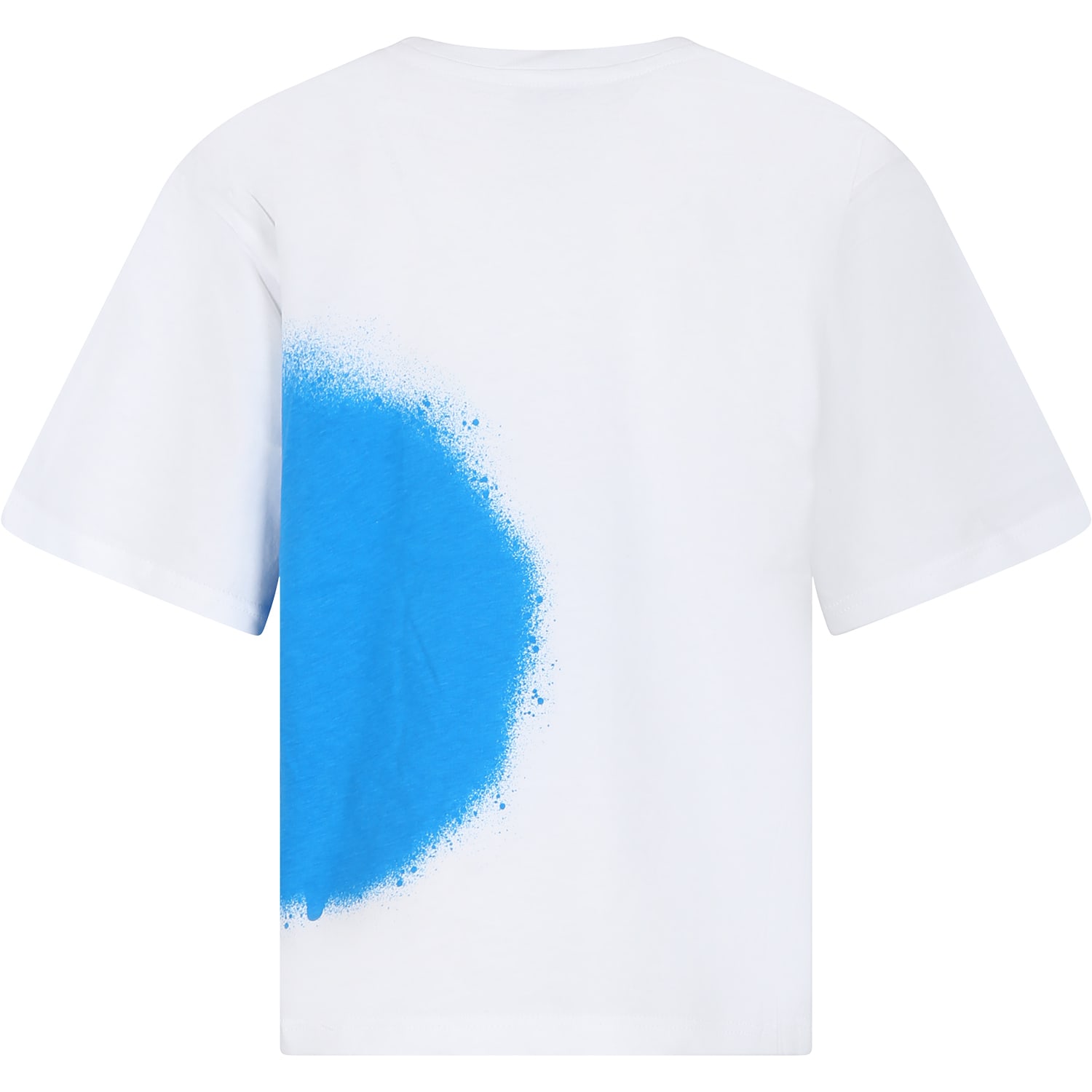 Shop Little Marc Jacobs White T-shirt For Kids With Logo And Print