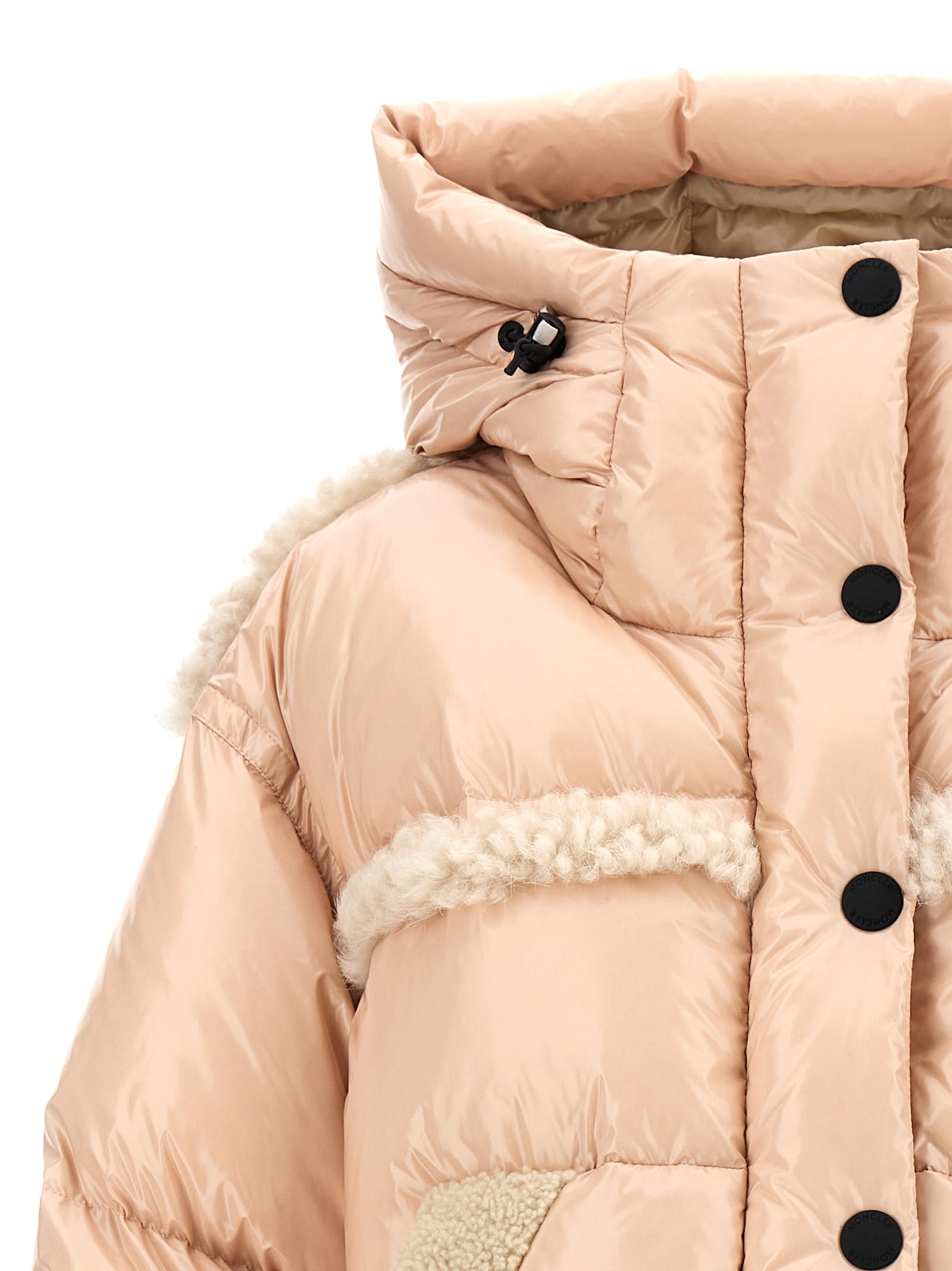 Shop Moncler Eibsee Down Jacket In Pink