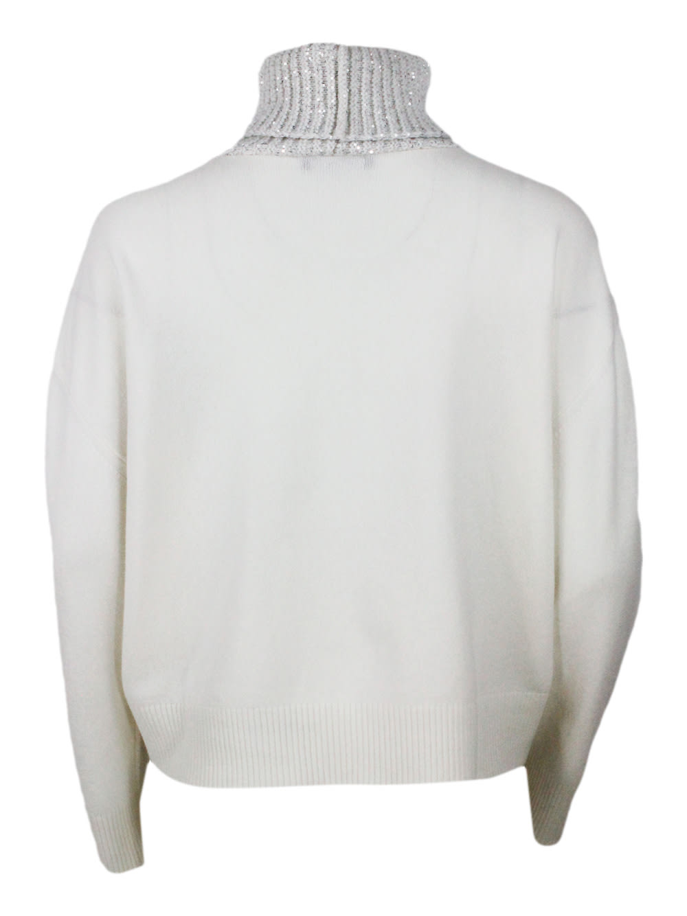 Shop Fabiana Filippi Sweater In White