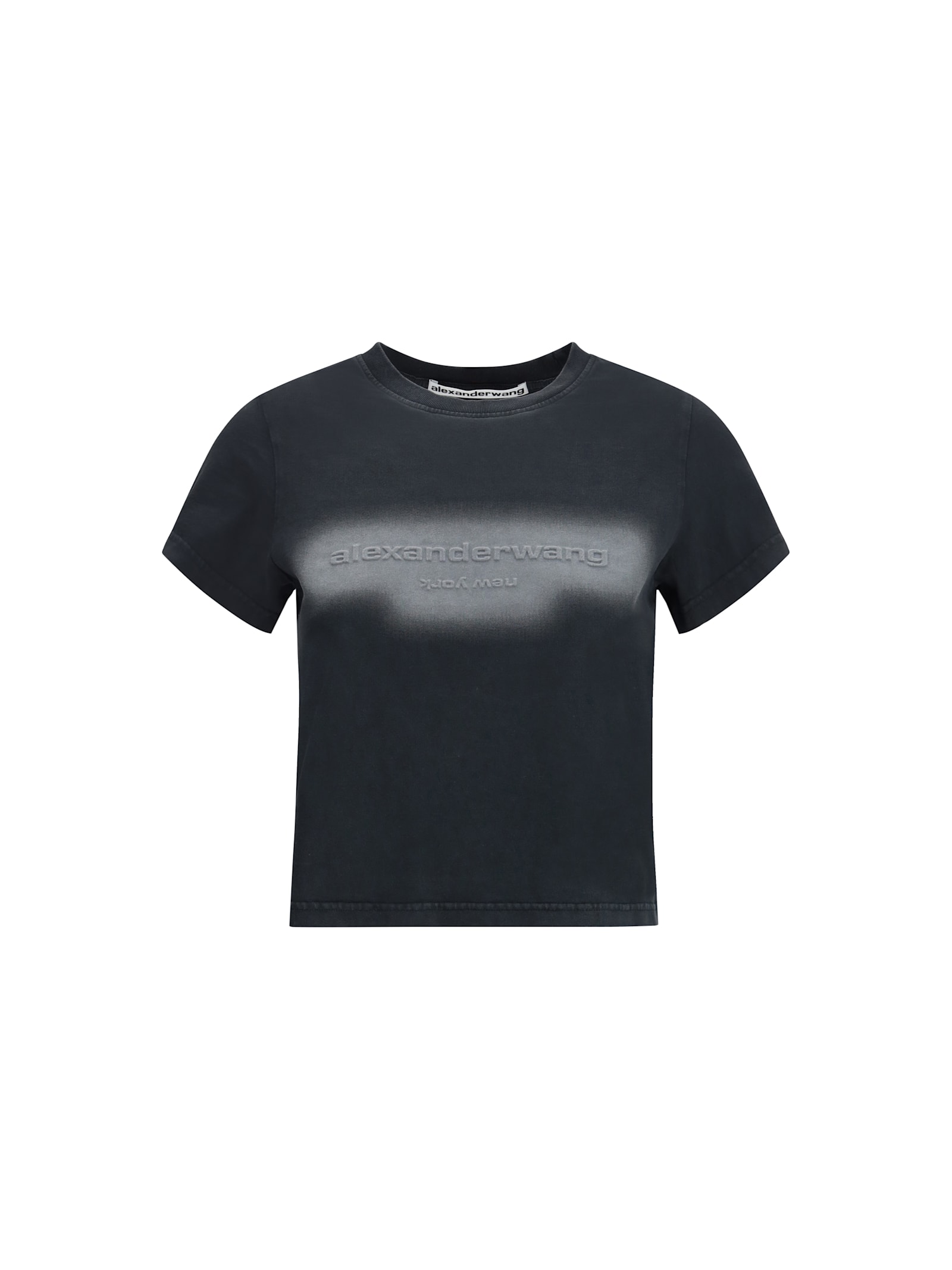 Alexander Wang Women Logo T-shirt In Black