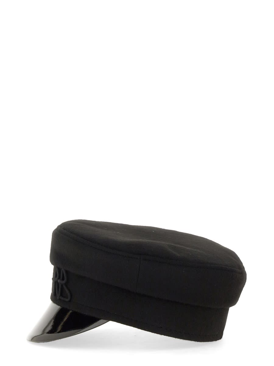 Shop Ruslan Baginskiy Baker Boy Hat In Black