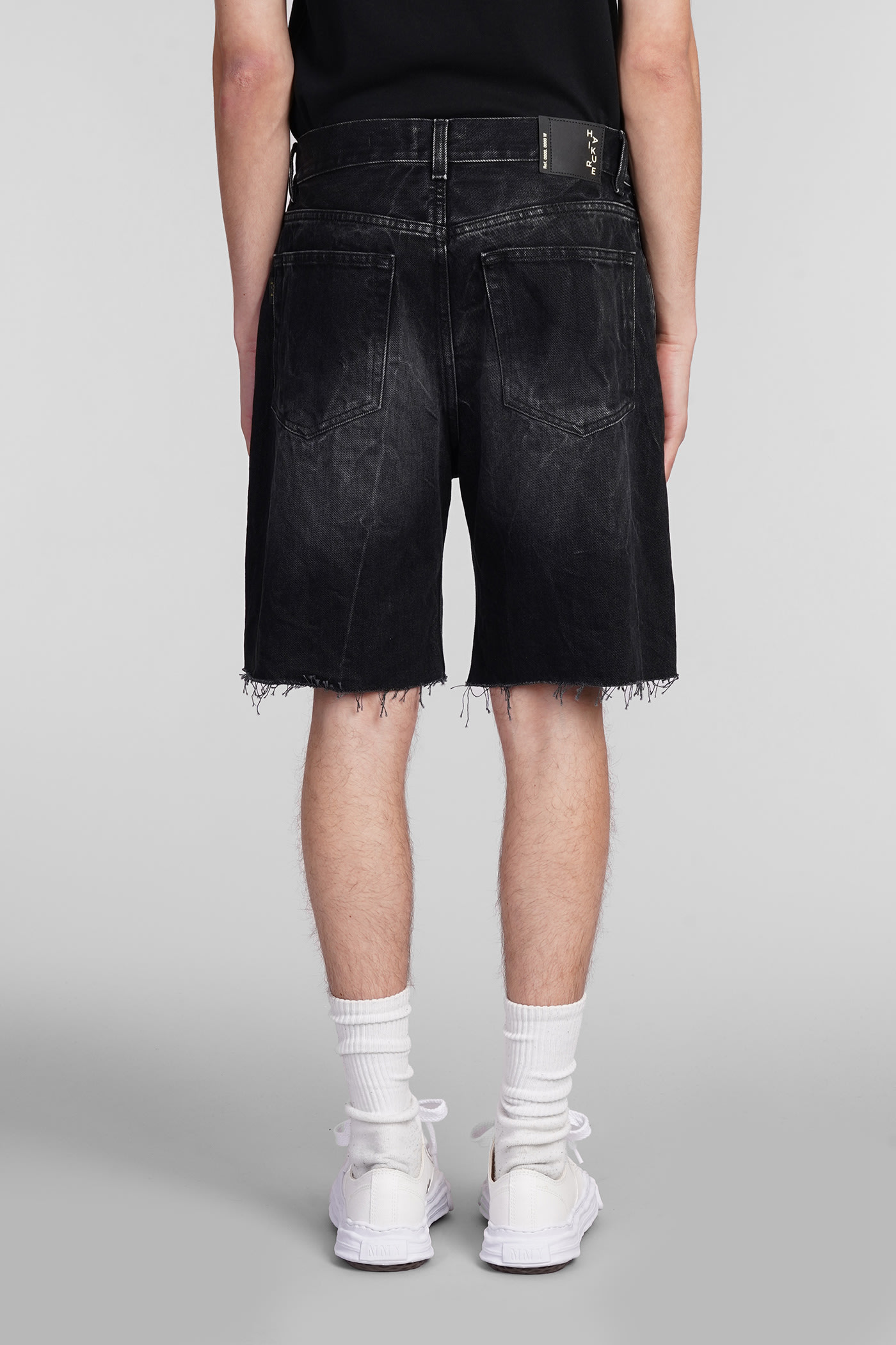 Shop Haikure Louise Shorts In Black Cotton