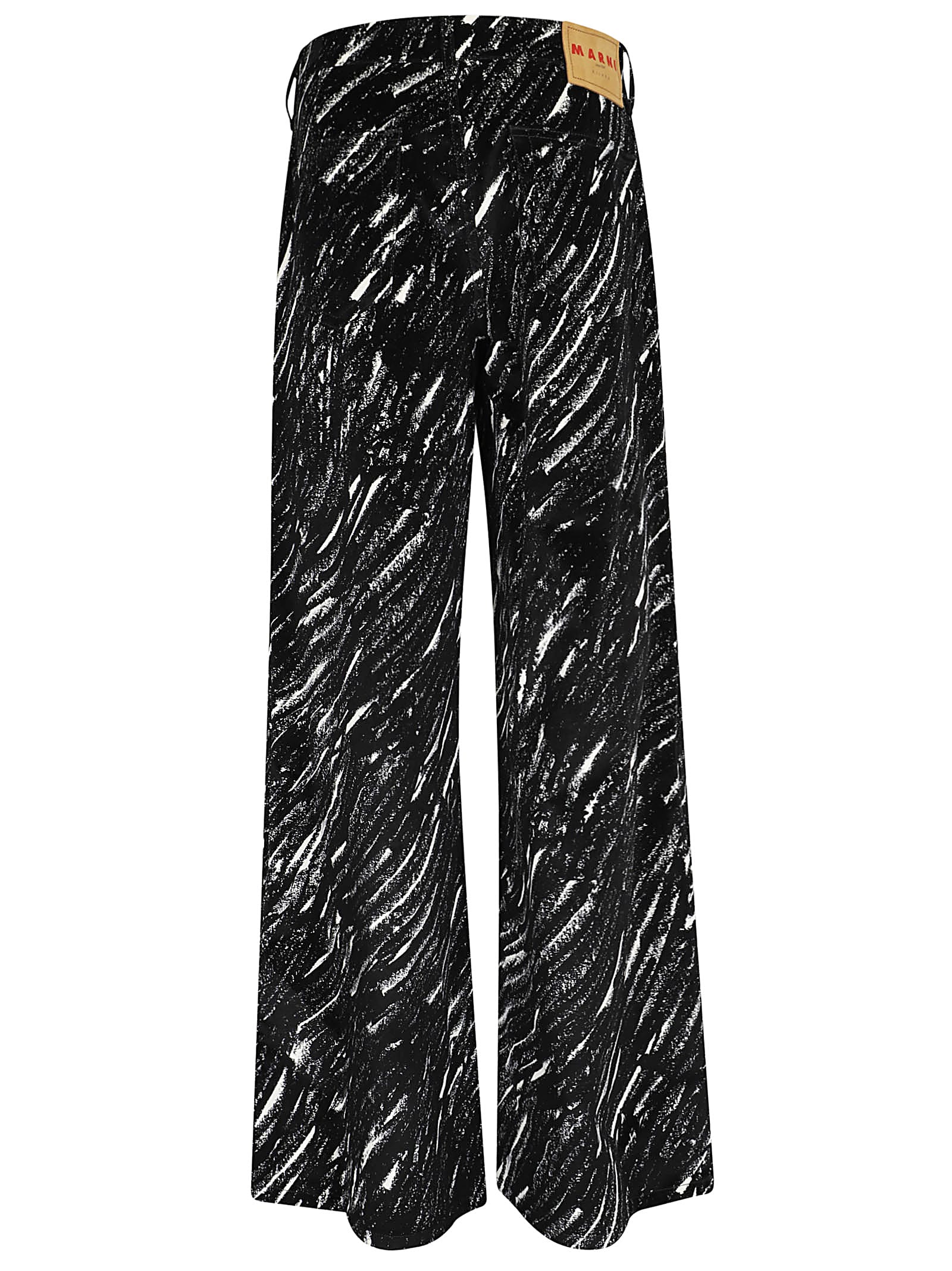 Shop Marni Trousers In Black