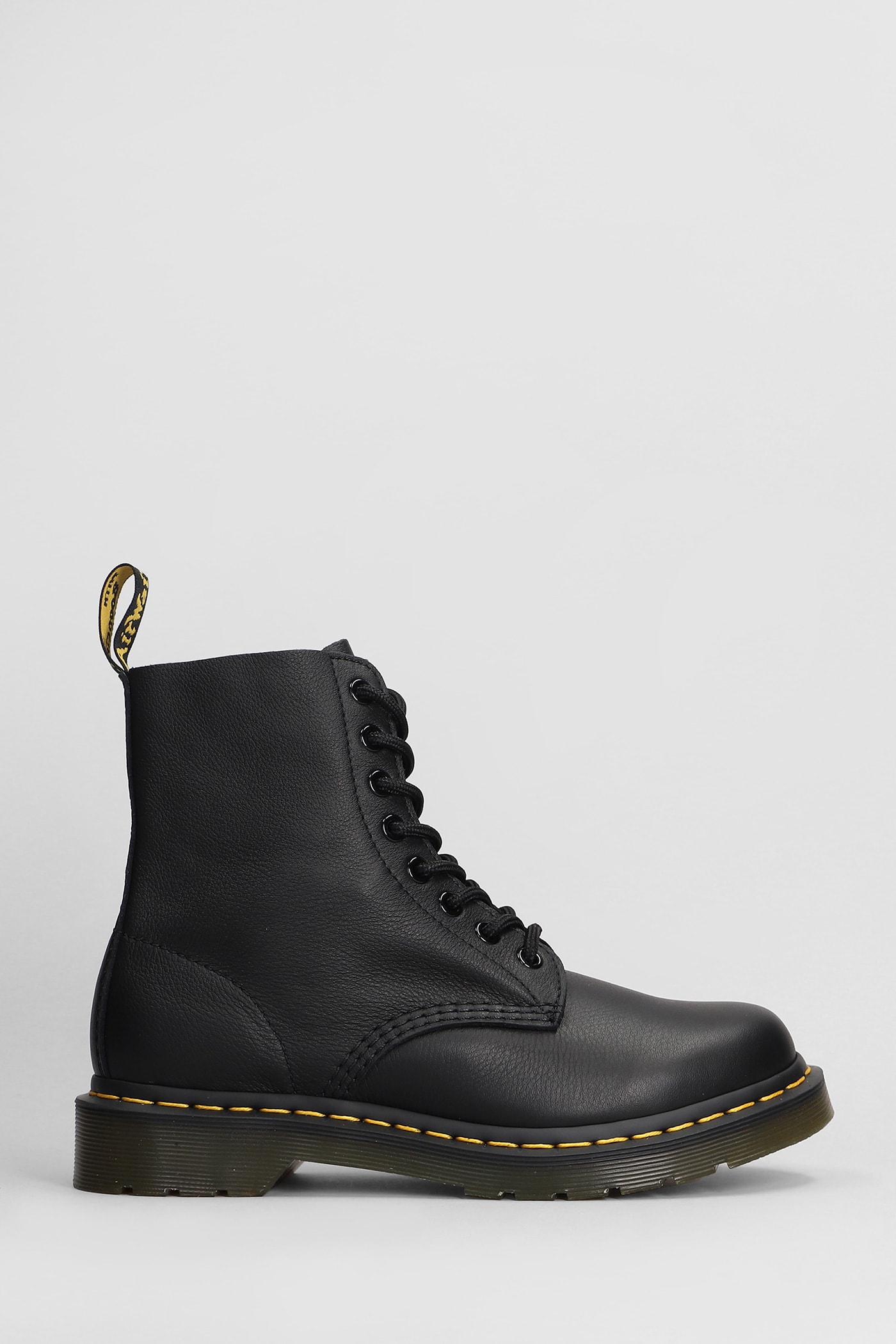 Shop Dr. Martens' 1460 Pascal Combat Boots In Black Leather