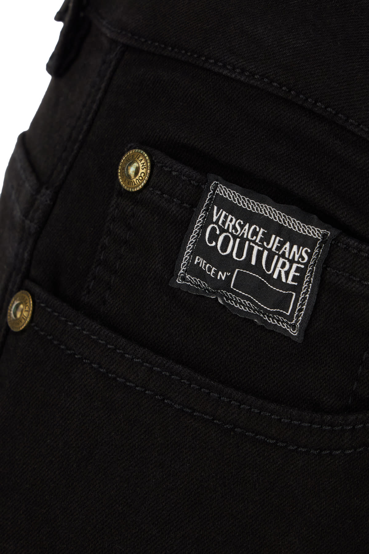 VERSACE JEANS COUTURE BLACK DENIM JEANS
