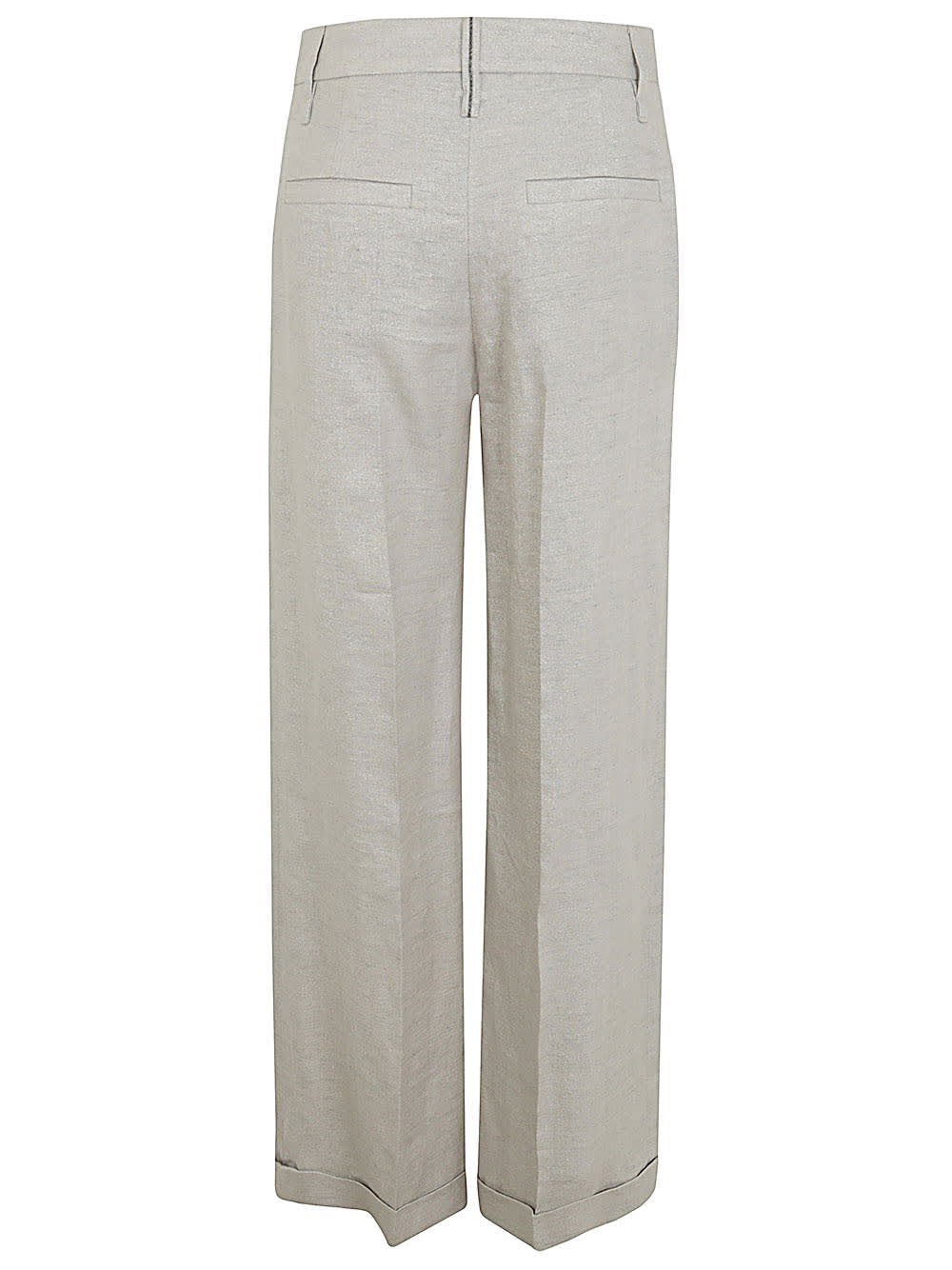 Shop Brunello Cucinelli Trouser In Light Grey