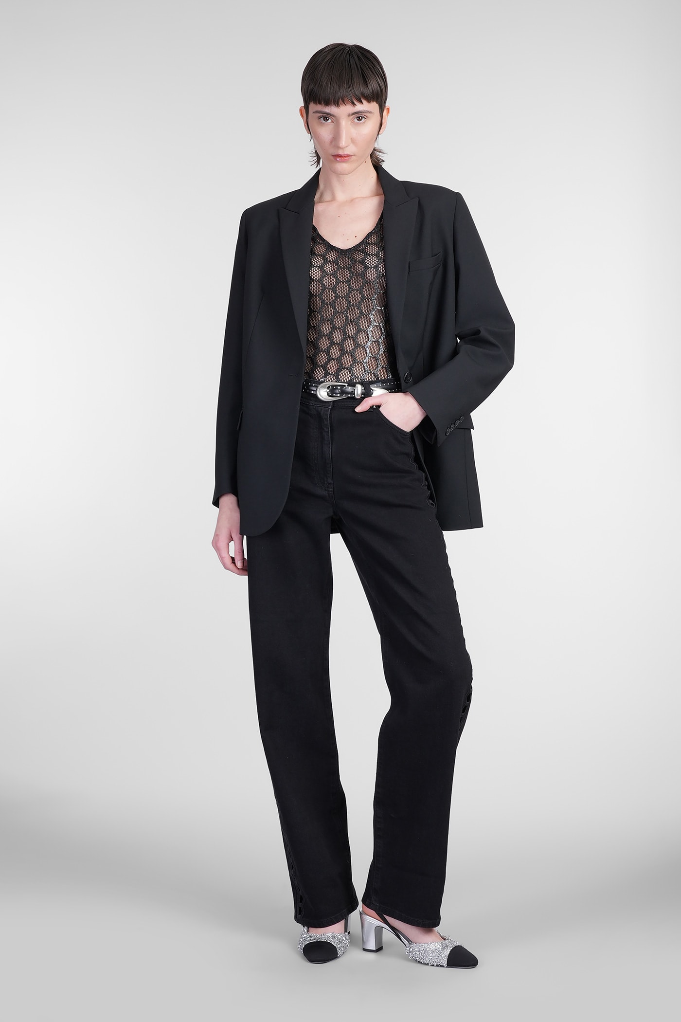 Iro Zouise Body In Black Polyester