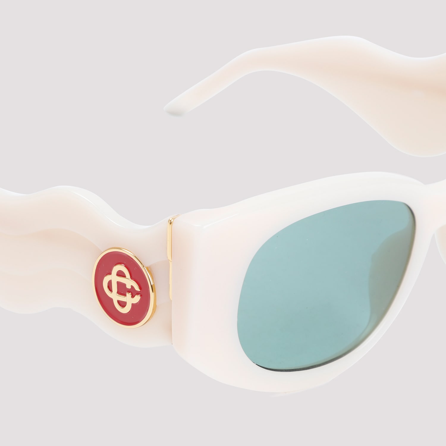Casablanca The Memphis Rectangular-frame Sunglasses In White