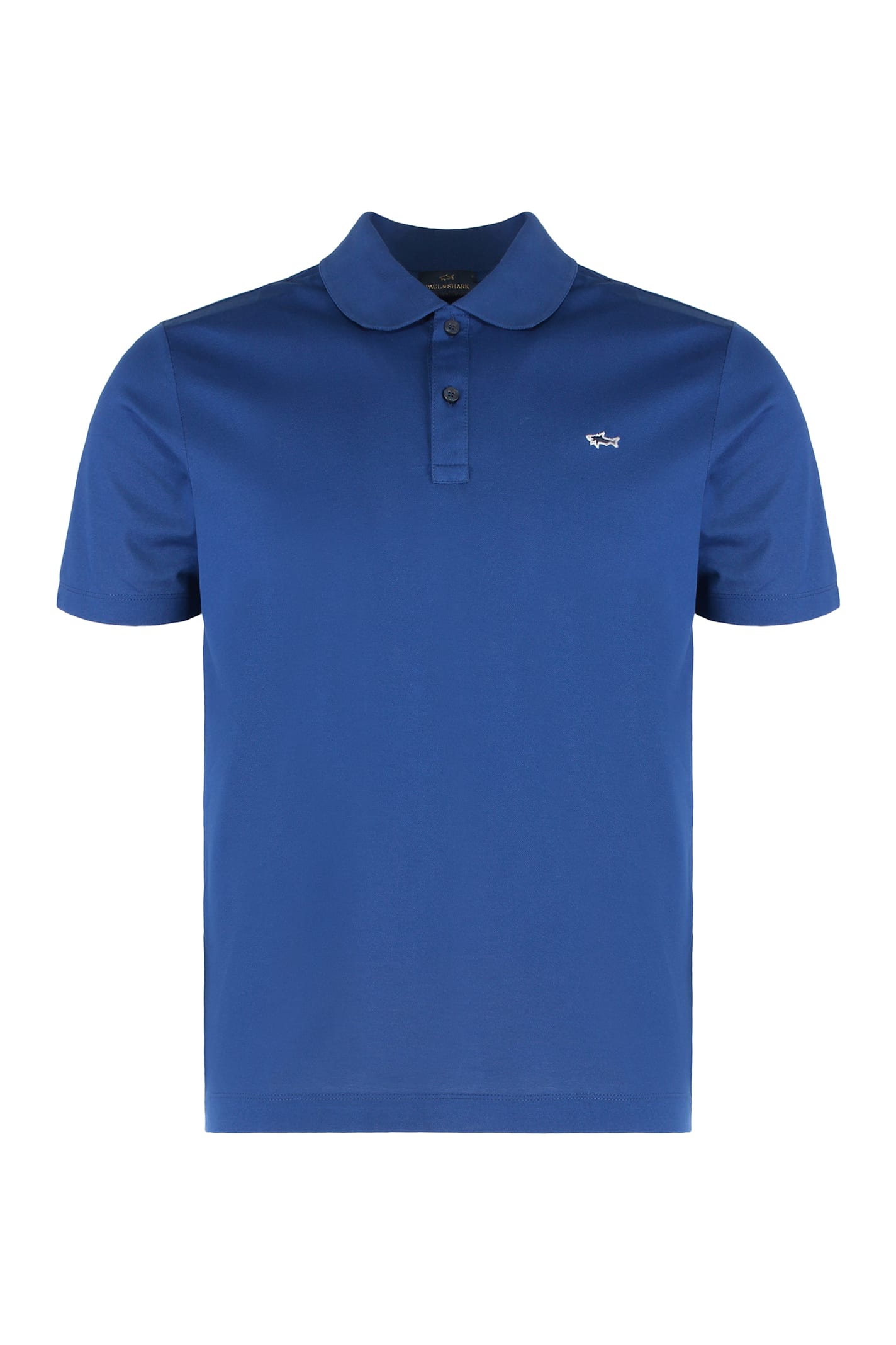 Paul&amp;shark Cotton Piquet Polo In Blue