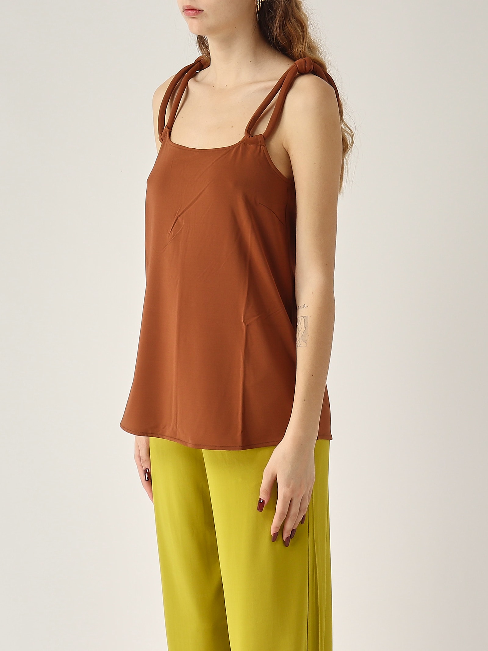 Max Mara Faida Top-wear In Brown