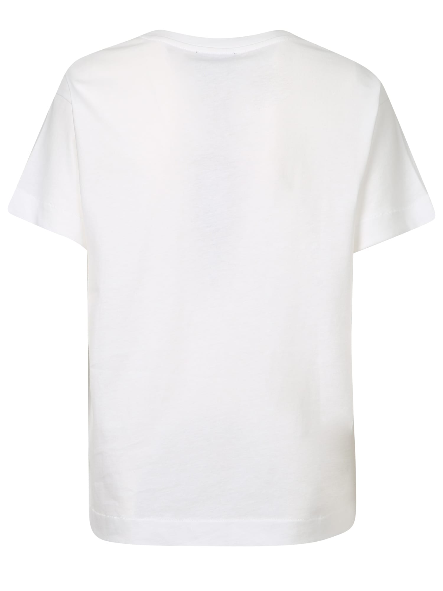 Shop Apc Logo Print Jade T-shirt White