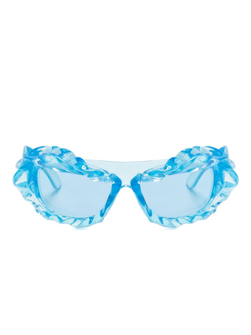 Ottolinger Twisted Sunglasses In Blue