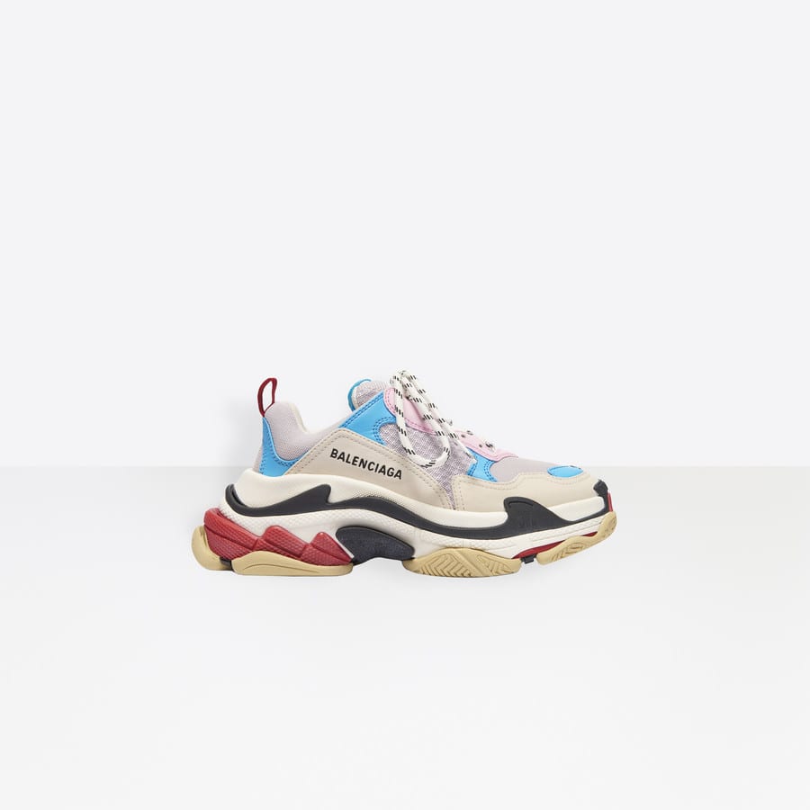 11+ Balenciaga Triple S White Green Blue Images