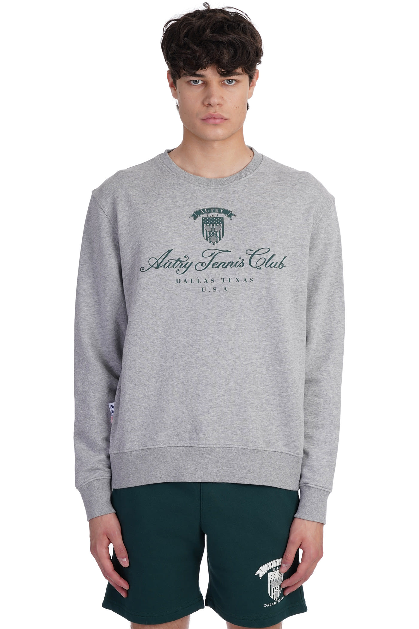 Autry Sweatshirt In Grey Cotton