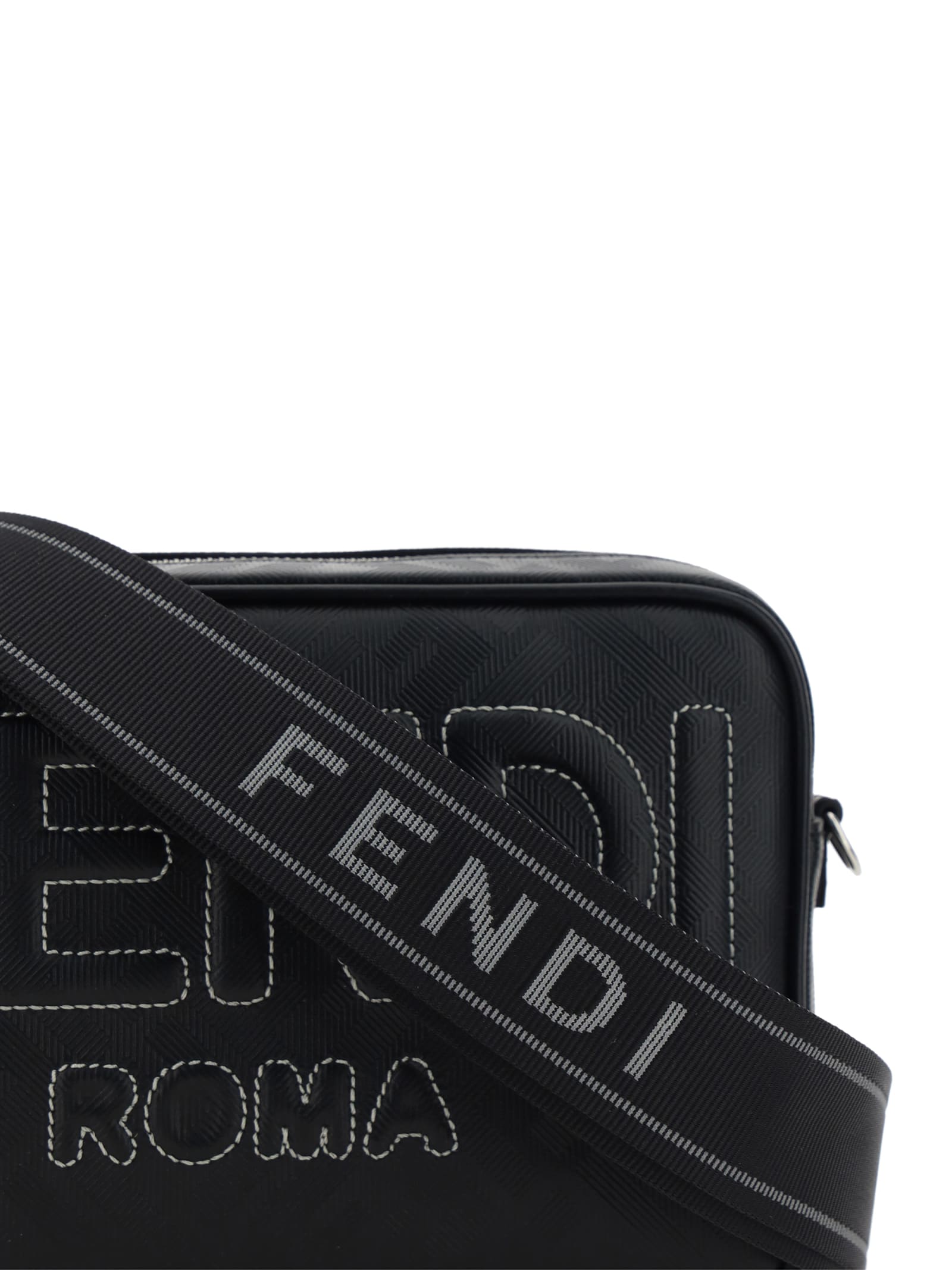 Shop Fendi Camera Fanny Pack In Black