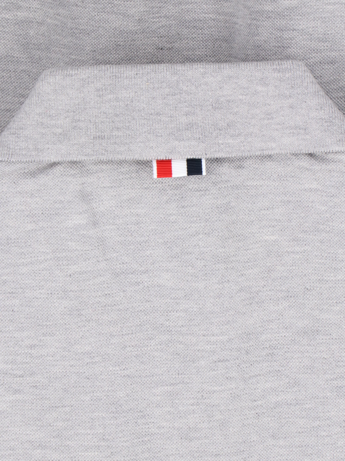 Thom Browne Pocket Polo Lt Grey In Gray