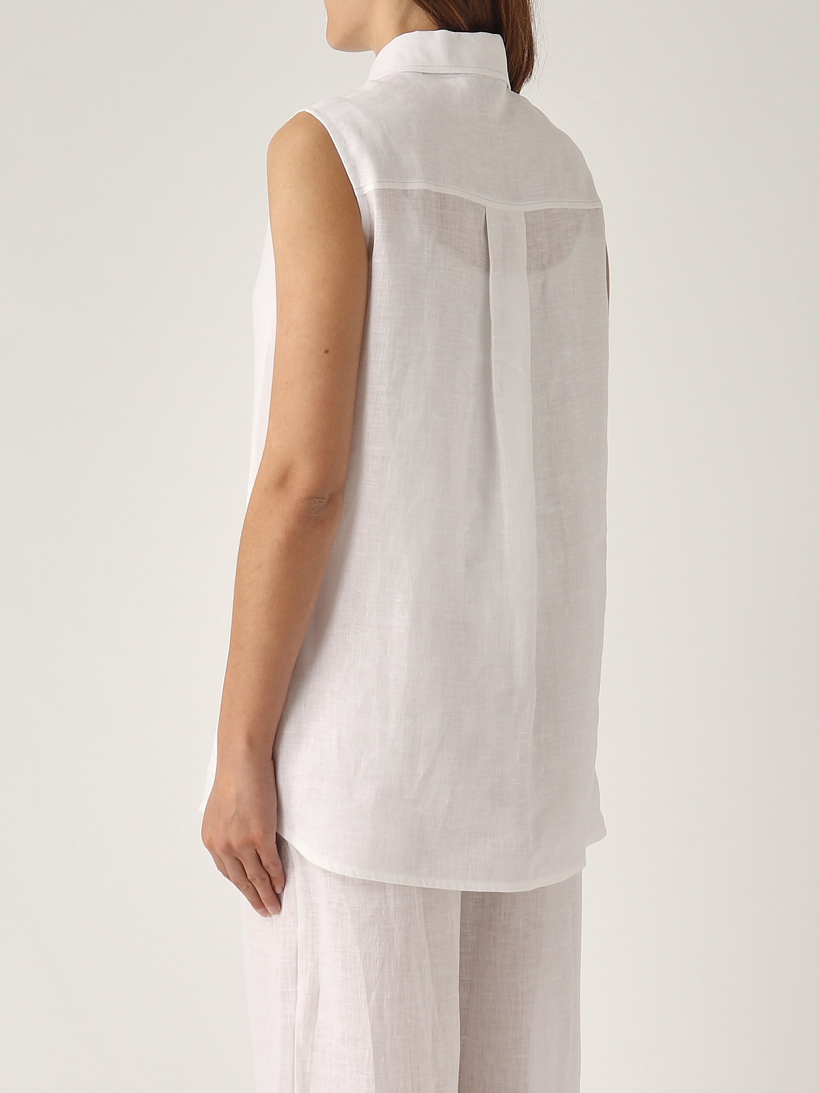 Gran Sasso Camicia S/m Con Cuciture Shirt In White