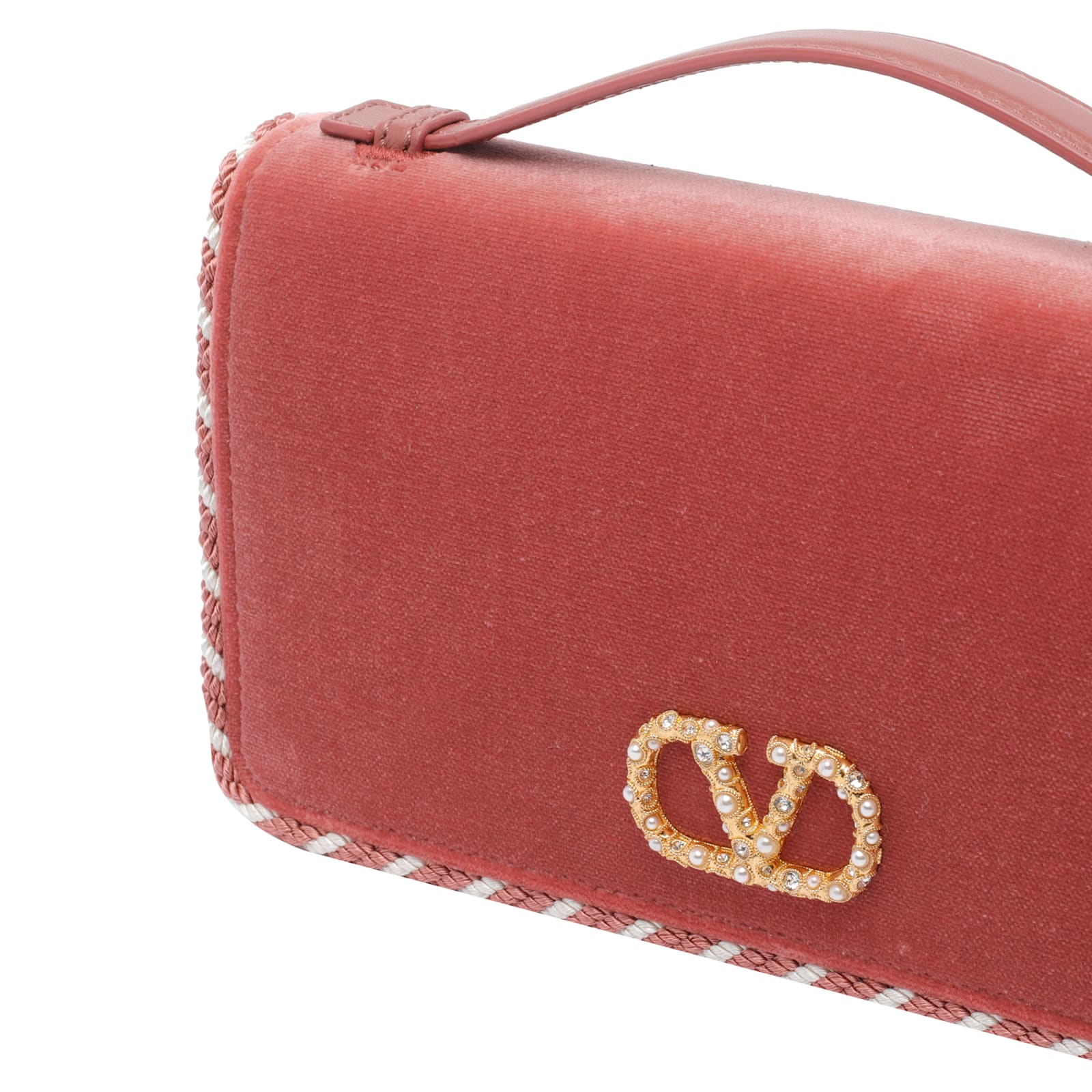 Valentino Garavani Vain Shoulder Bag In Pink