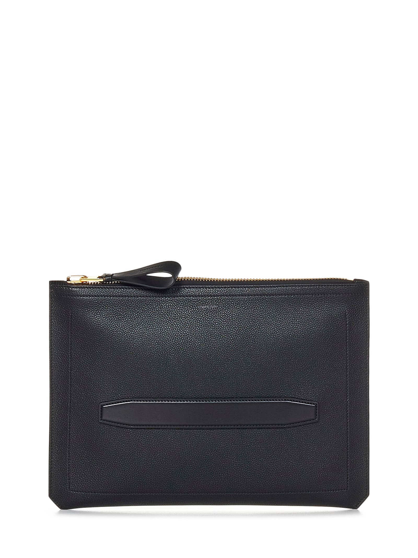 Shop Tom Ford Buckley Clutch In Black